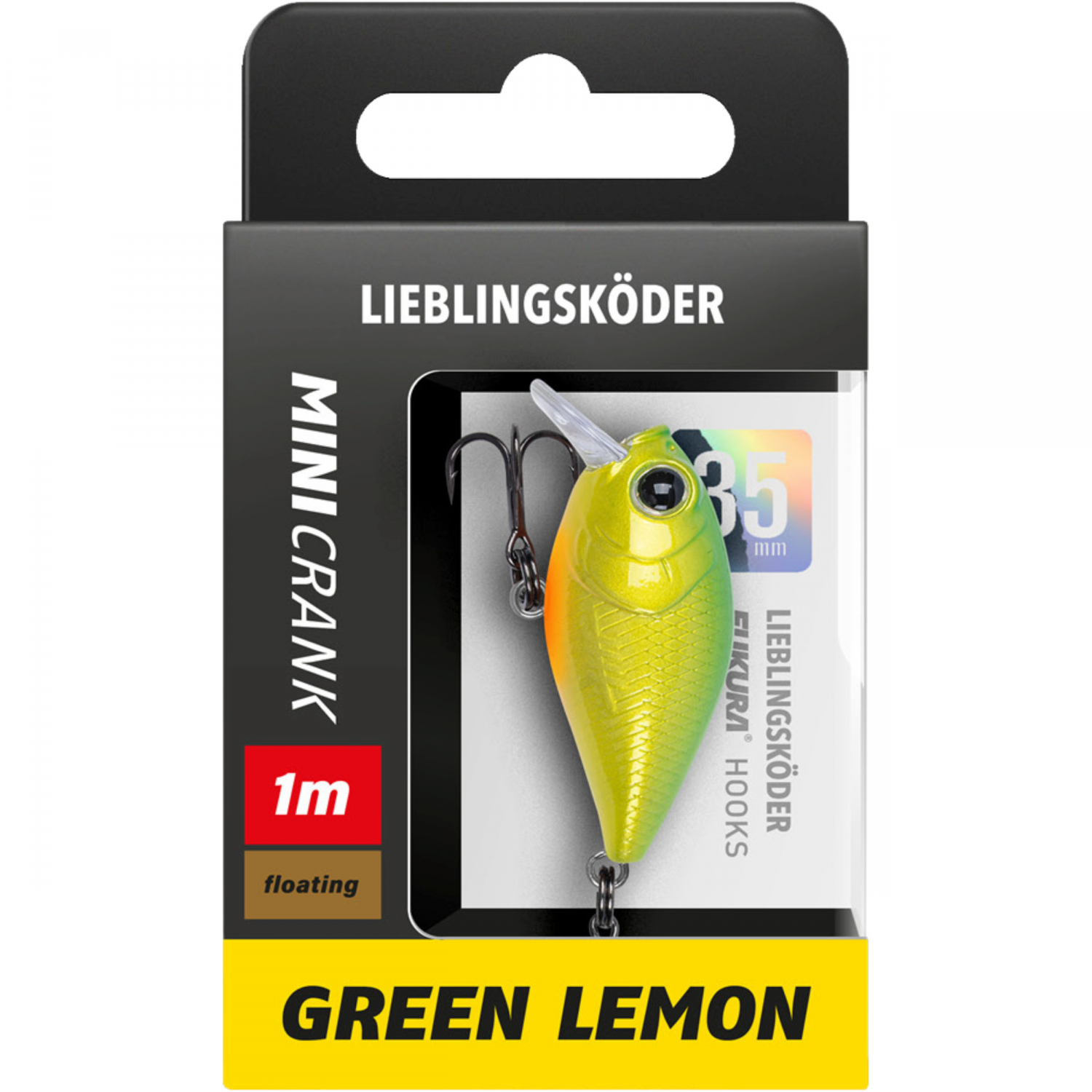 Lieblingsköder Mini Crank (Green Lemon) 