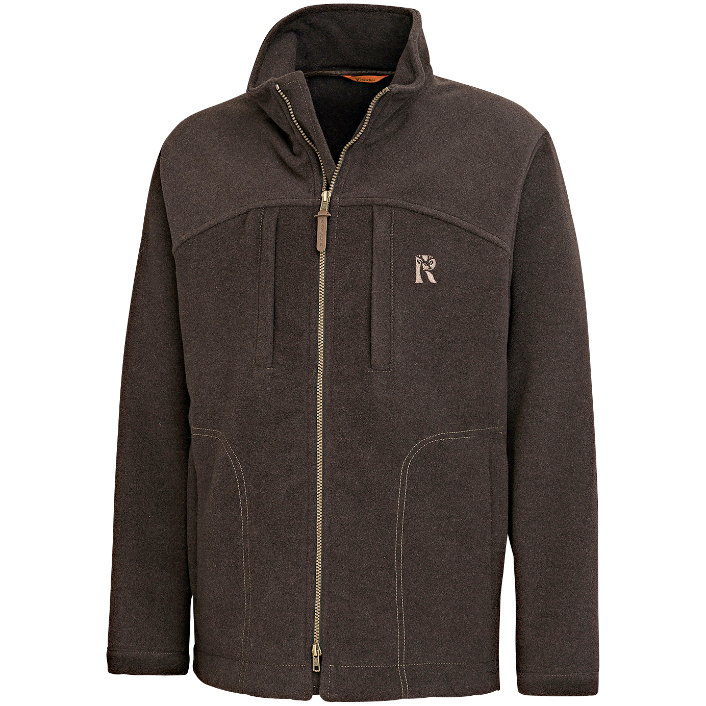 Loden Jacket ‘Hannes’ Men, 100% Velour Loden (Dark Green) 