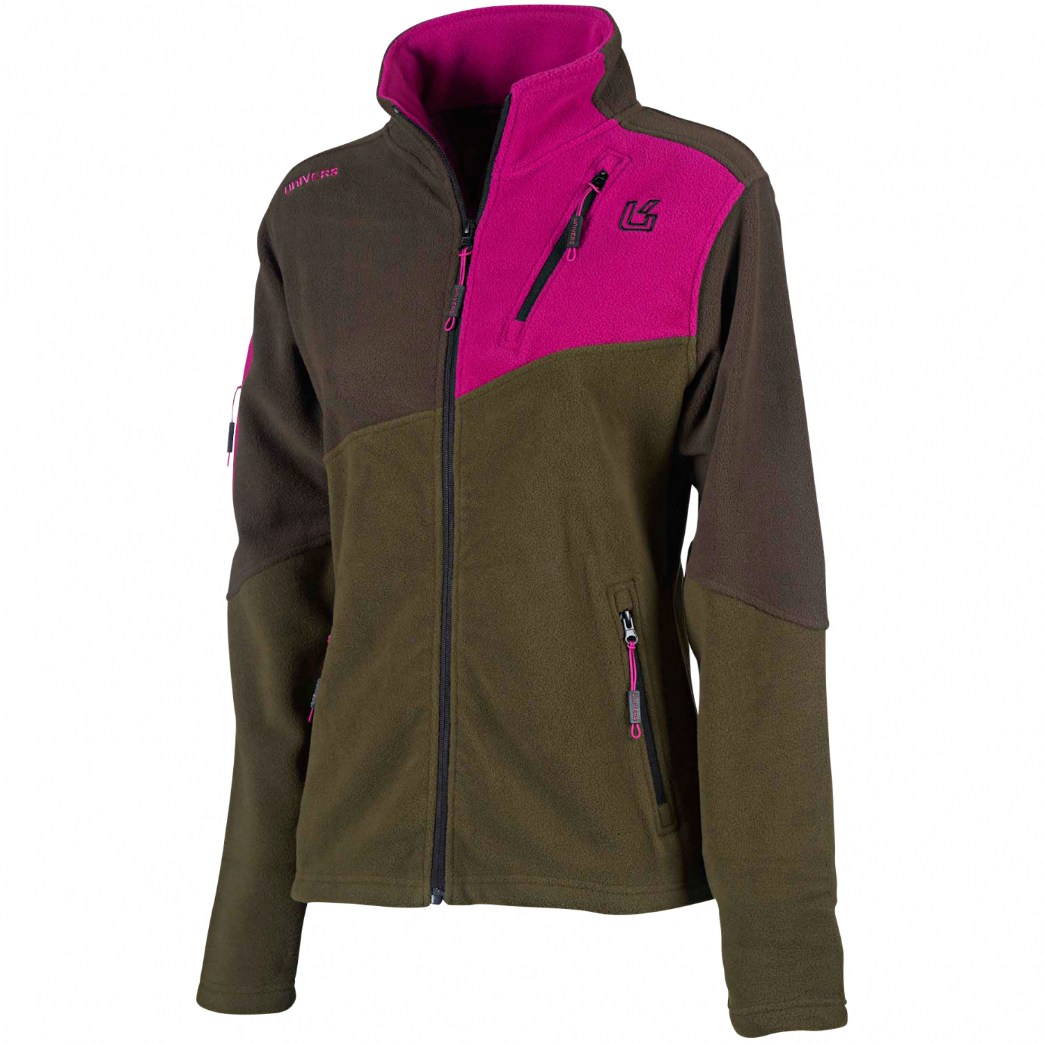 Lynx Fleece Hunting Jacket Women (Olive/Pink) 