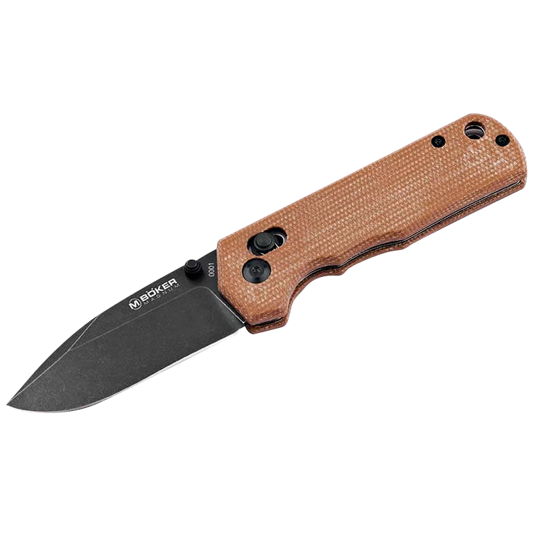 Magnum Rockstub Brown Micarta EDC Knife 