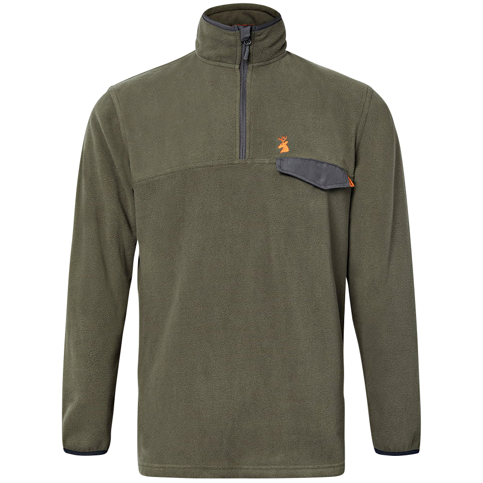 Men's Basecamp Fleece Jumper (Olive) 