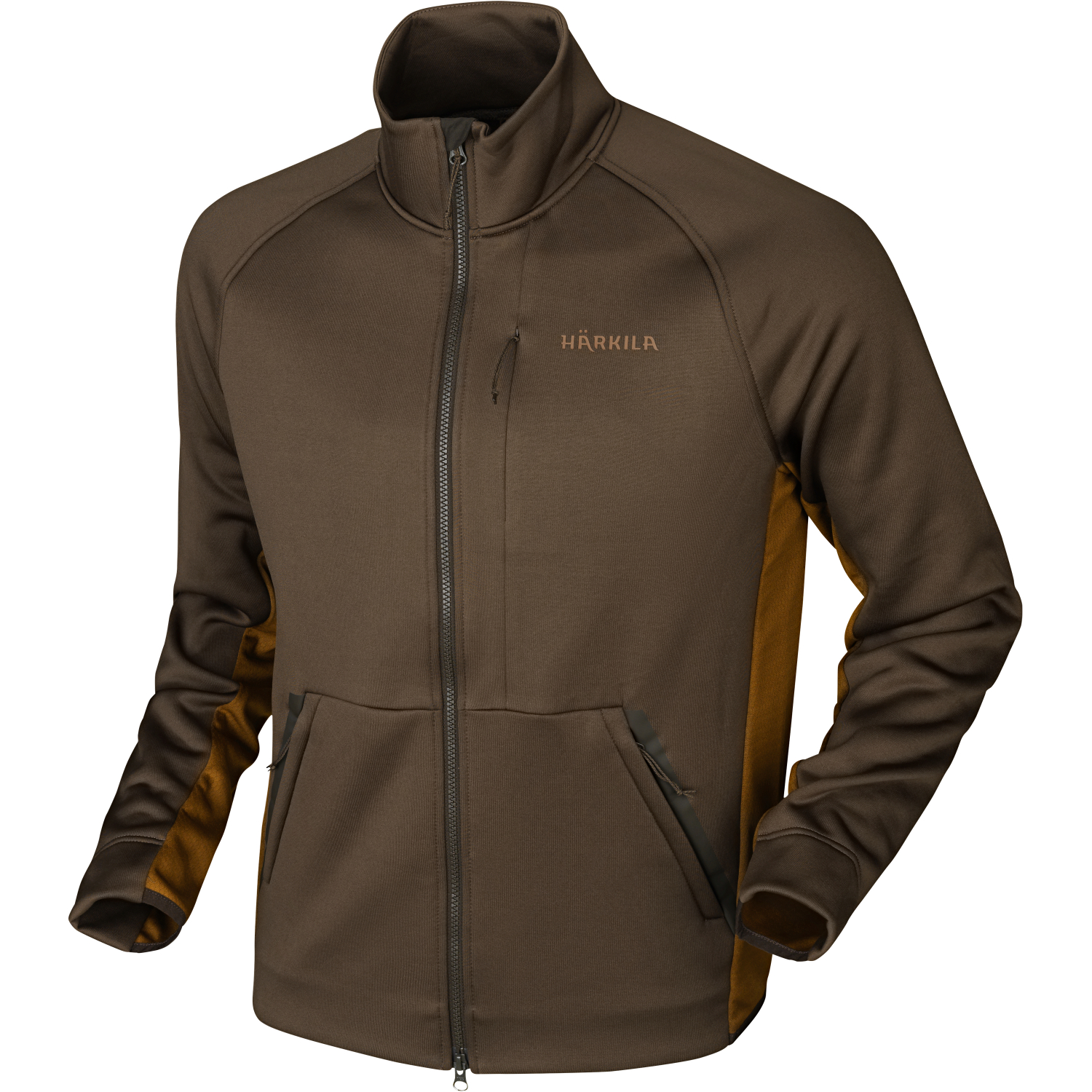 Men's Härkila Men's Fleece Jacket Borr Hybrid (brown) 