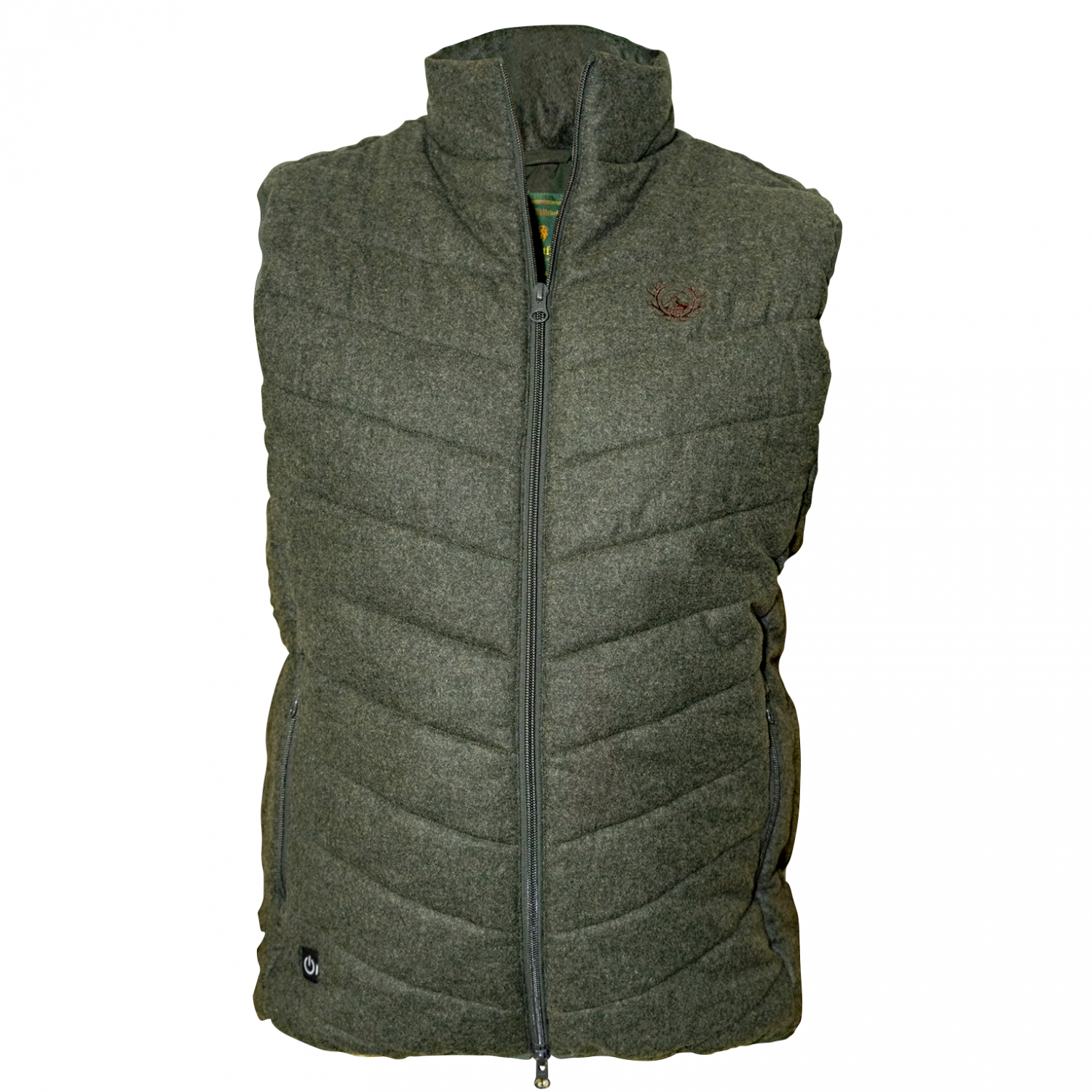 Merino Loden Heated Vest Men (Olive) 