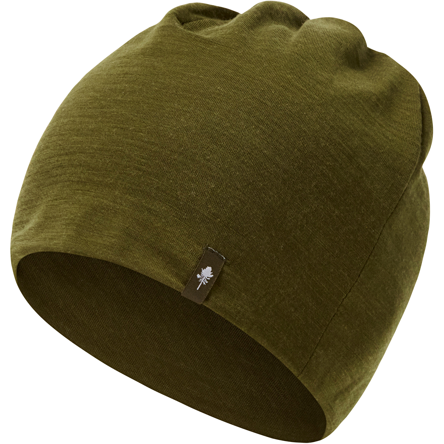 Merino Wool Beanie Unisex (Olive Green) 