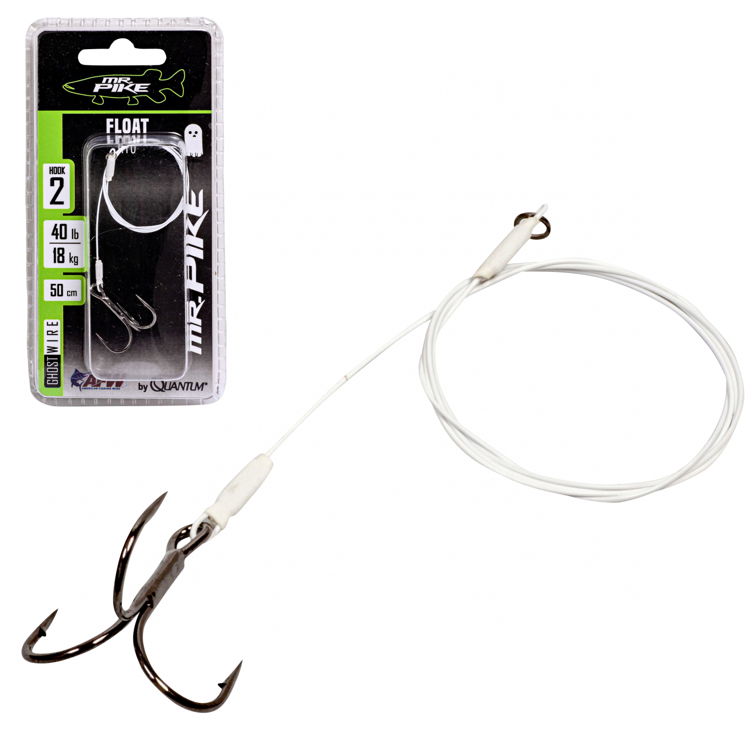 Mr. Pike Hooks Ghost Traces Float Rig 