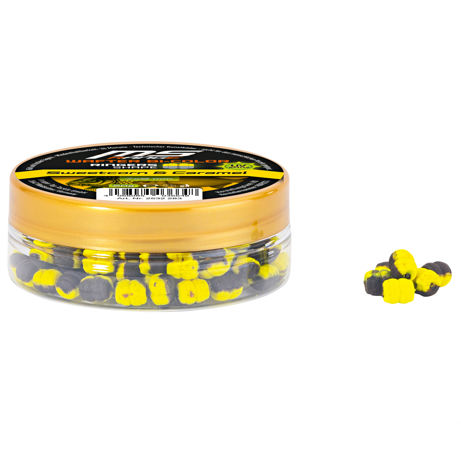 MS Range Rings Shape Wafter Bi-Color (Sweetcorn & Caramel) 