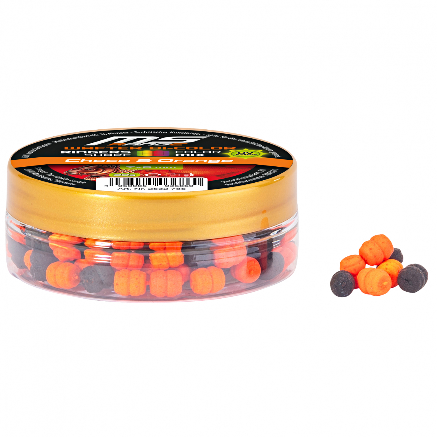 MS Range Rings Shape Wafter Mix (Choco & Orange) 