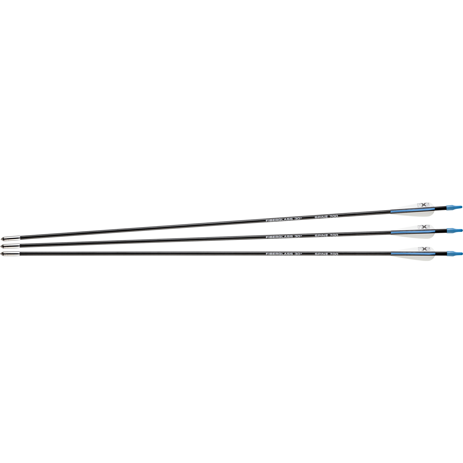 NXG Fiberglass arrows (length: 30") 
