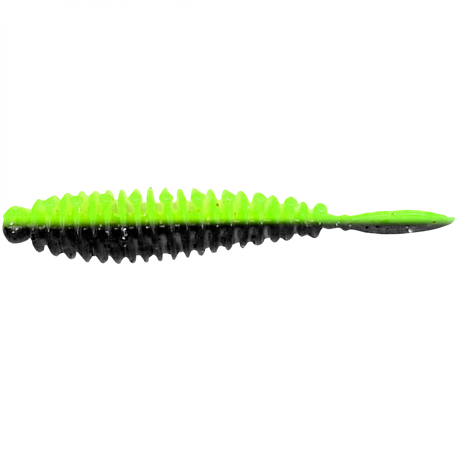 OGP Soft Lures Fat Worm Garlic (Black Chartreuse) at low prices