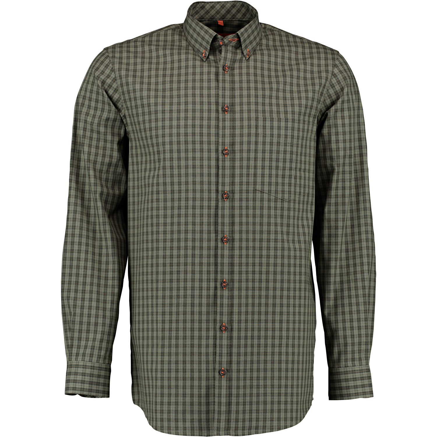 OS Trachten Regau Shirt 1/1 Sleeve Regular Fit Men (Traditional Green) 