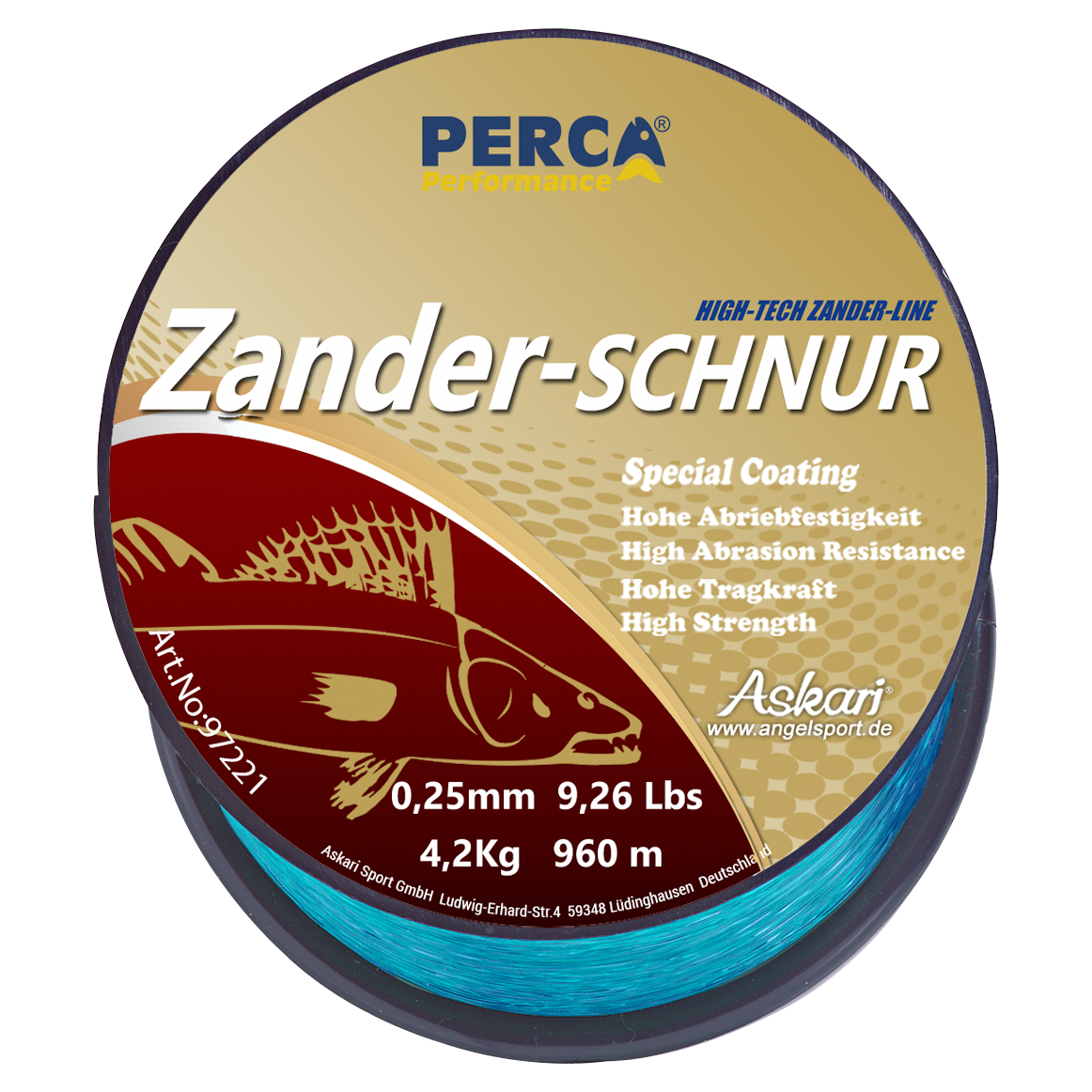 Perca Performance Fishing Line Performance HI Strength (clear, Large Spool)  at low prices