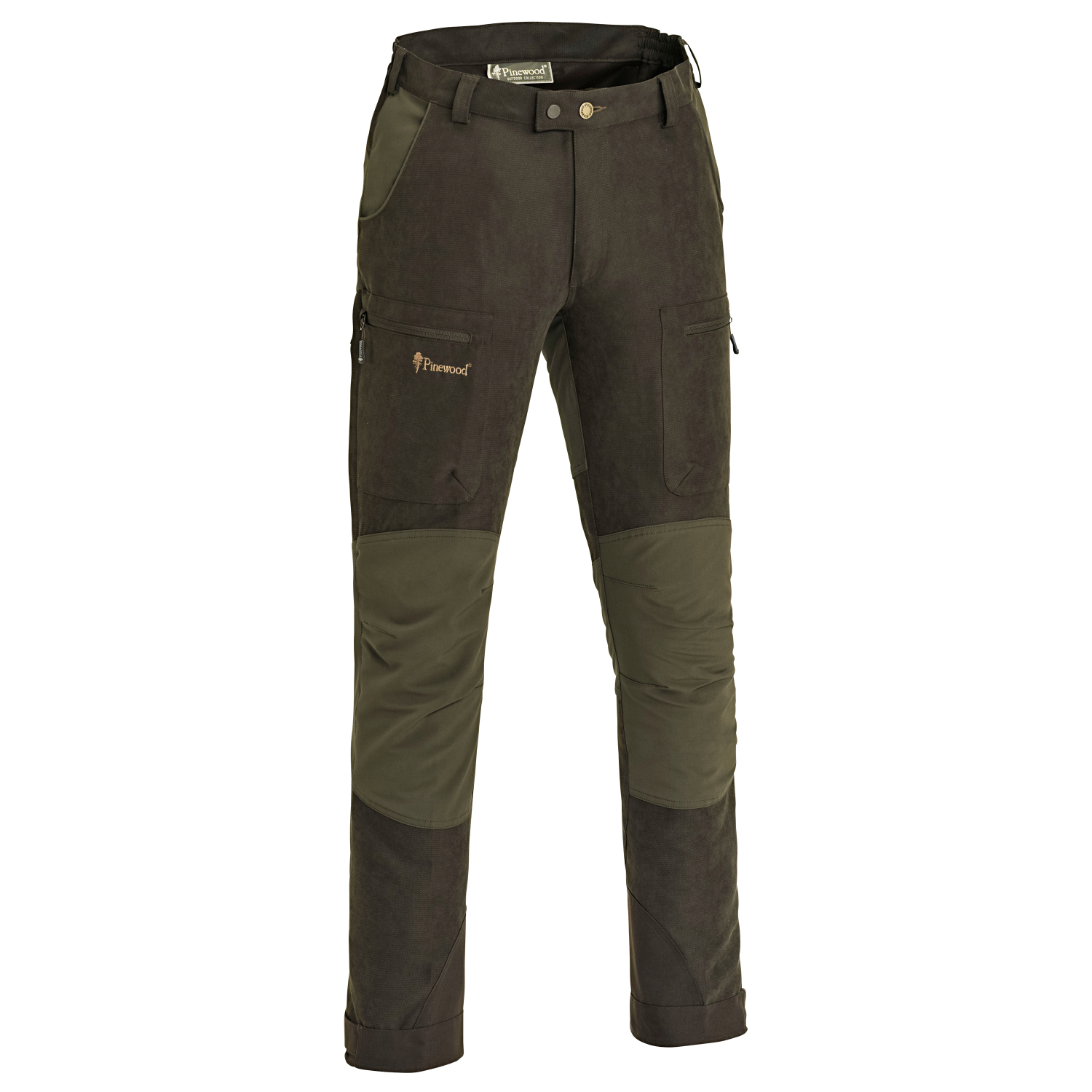 Pinewood Men's Trousers Caribou Hunt (brown/green) Sz. 39 