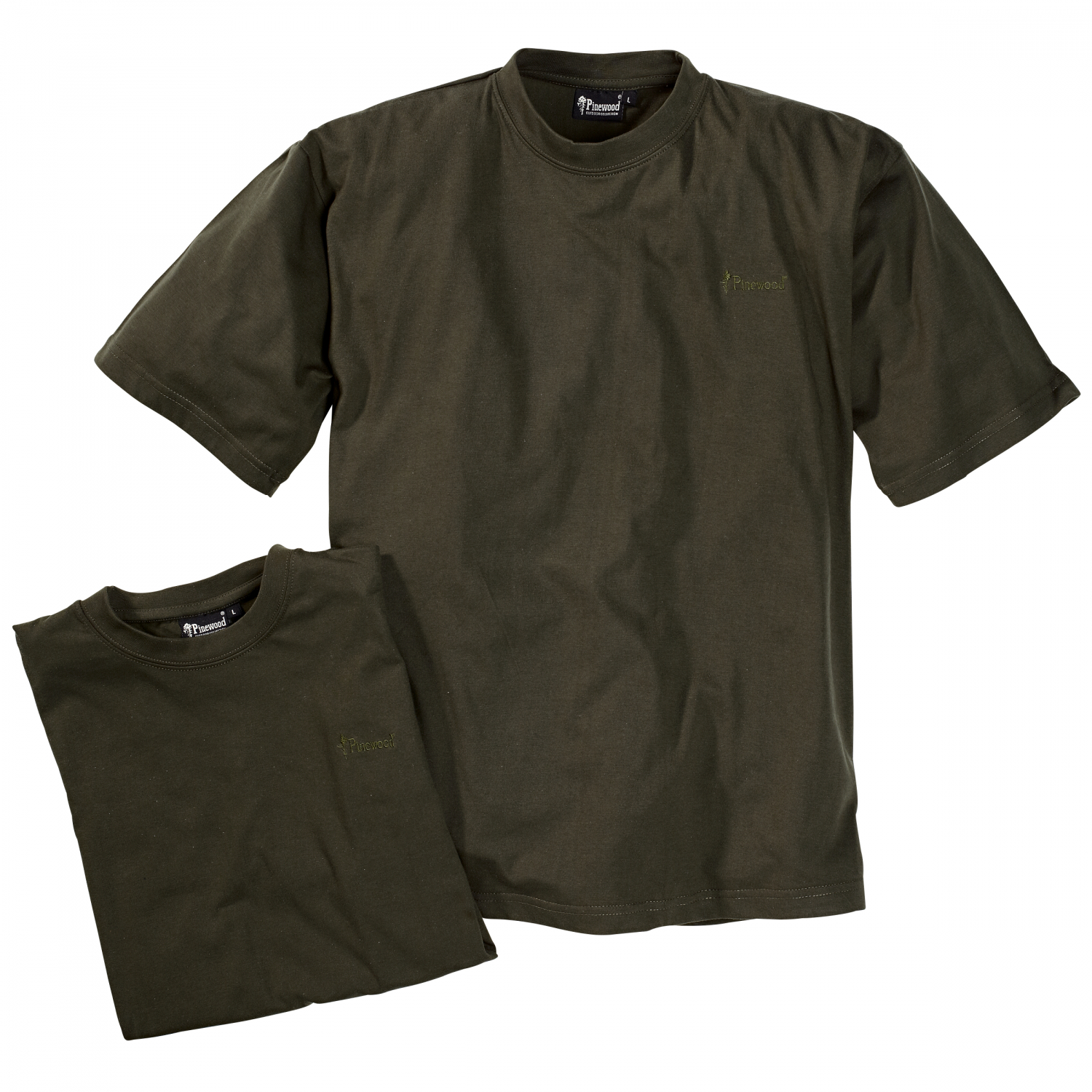 Pinewood Men's T-Shirt (Set of 2) Sz. L 