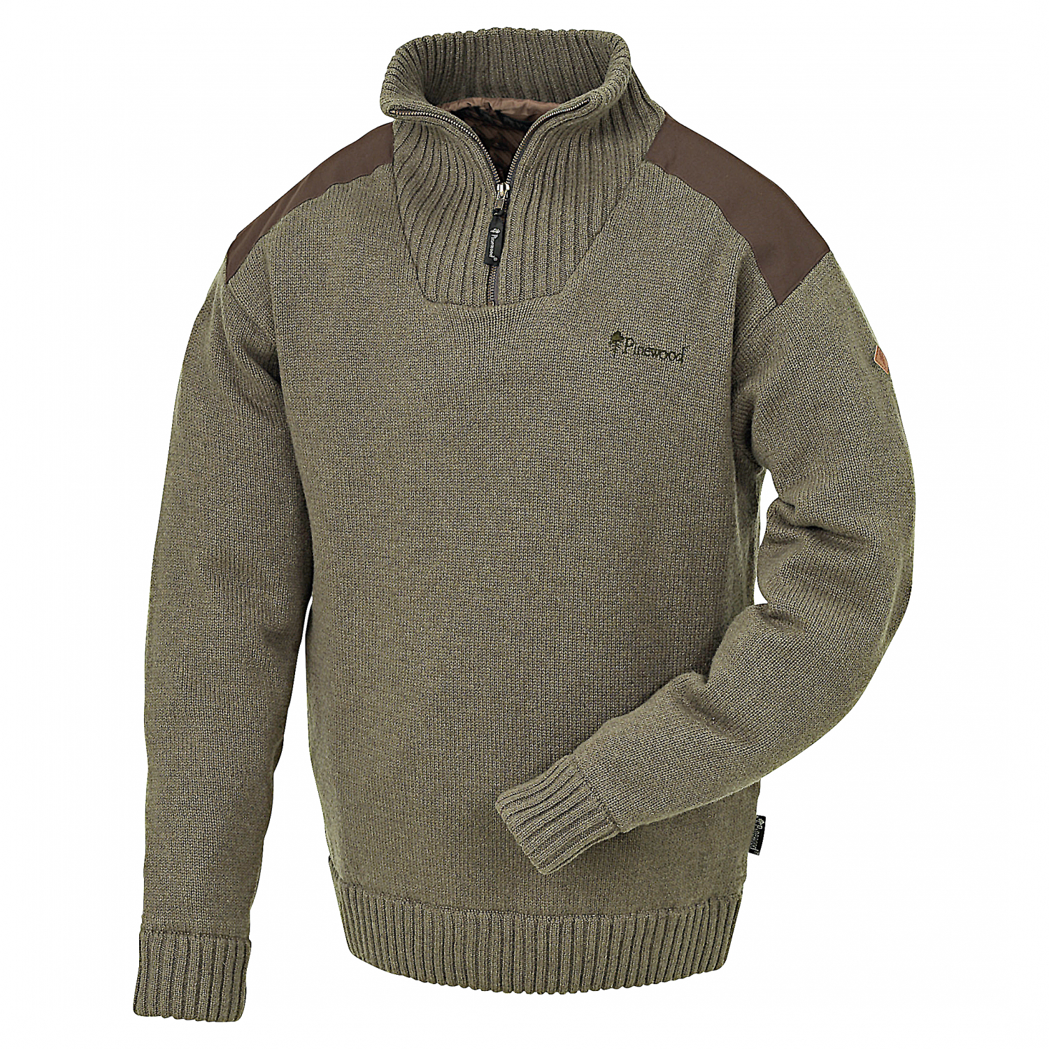 Pinewood New Stormy Sweater Men (Brown Melange) Sz. XXL 