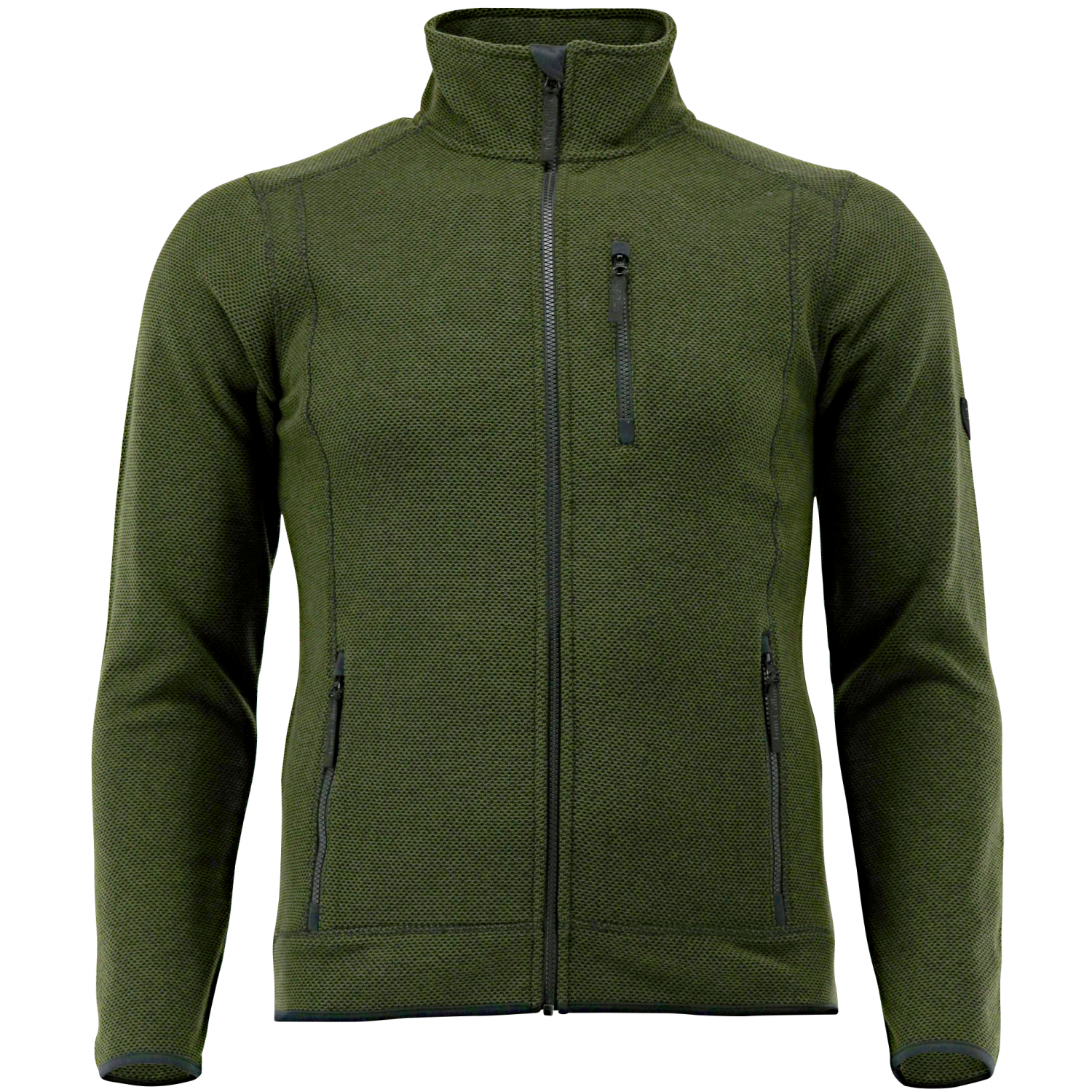 Pique Fleece Jacket For Men (Olive) 