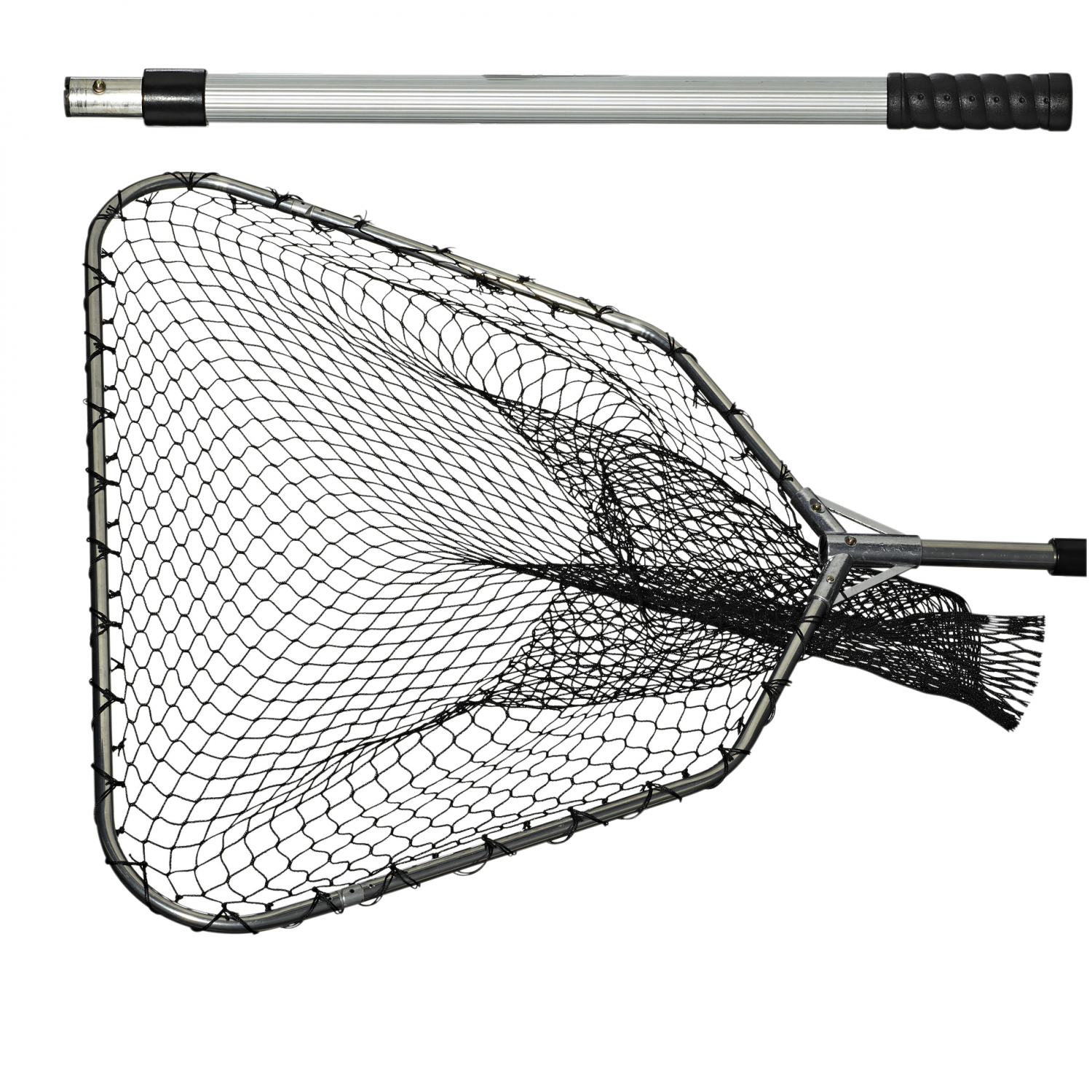 Predator fish landing net head + landing net rod (set) 
