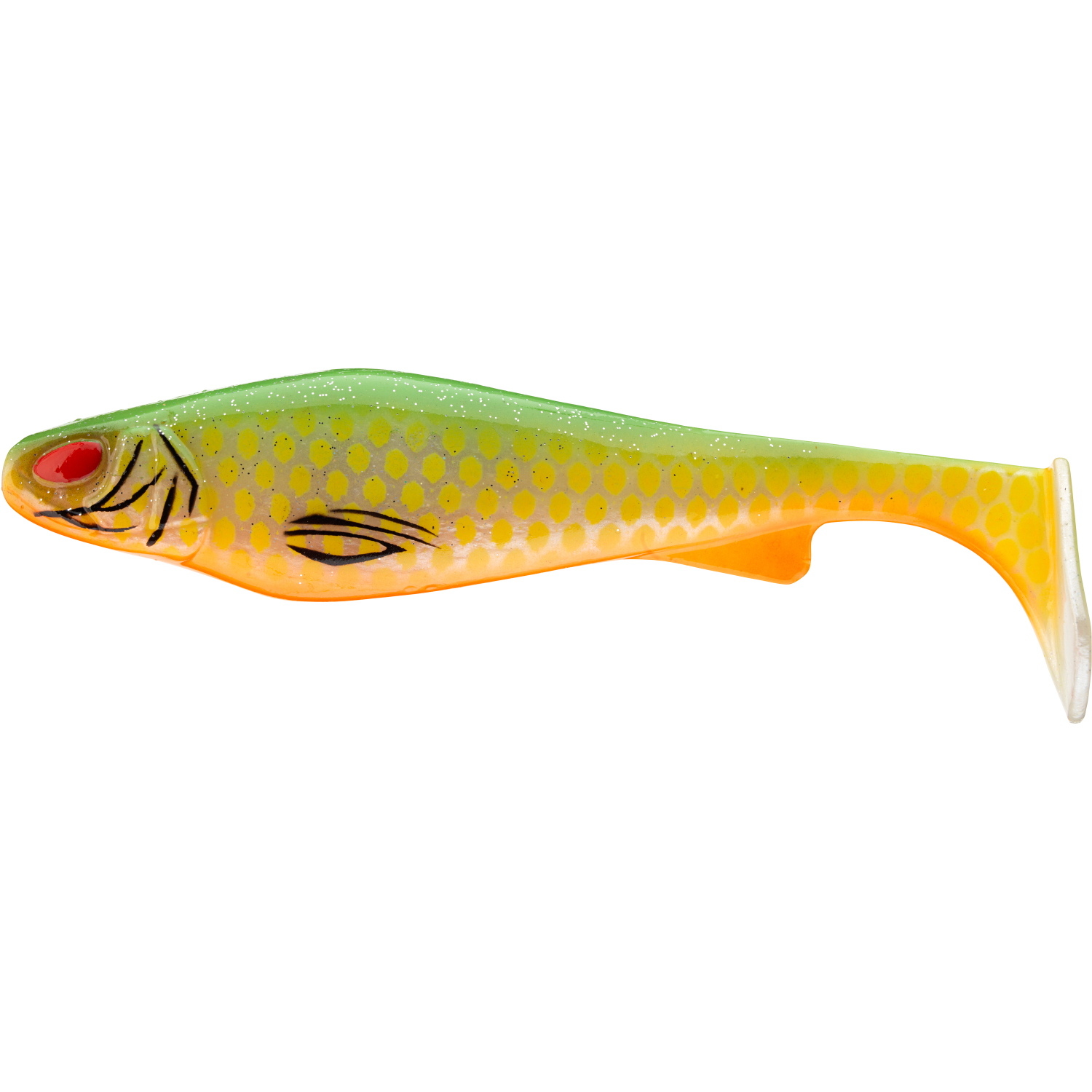 Prorex Rubber Fish Lazy Shad (Olive Roach UV) at low prices