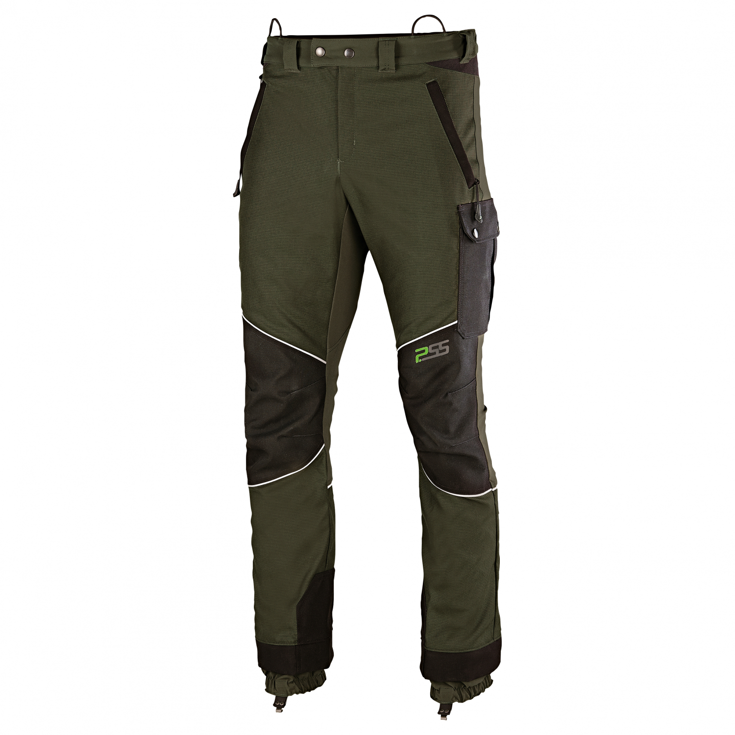 PSS X-treme Work Work Trousers Men, without membrane (Green/Black) 