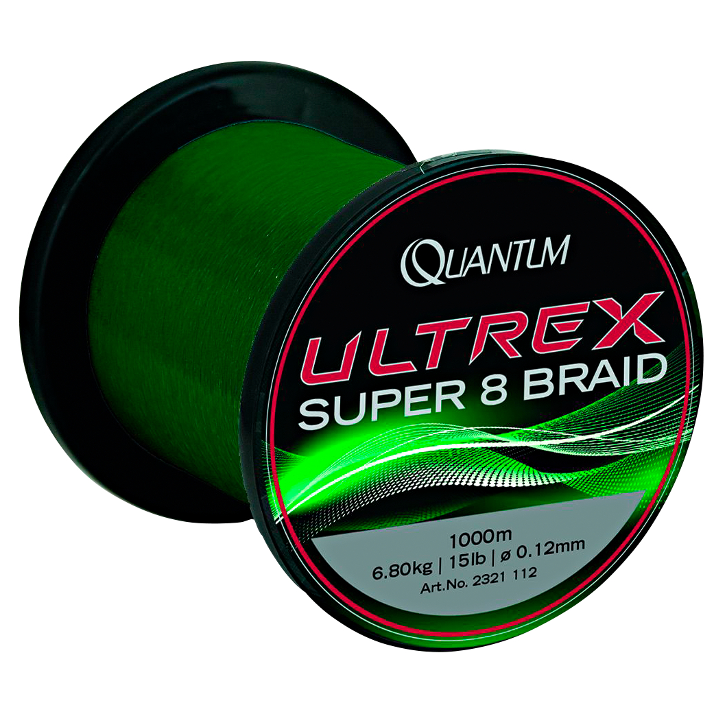 Quantum Quantum Fishing Line Ultrex Super 8 Braid (green, 1.000 m) 