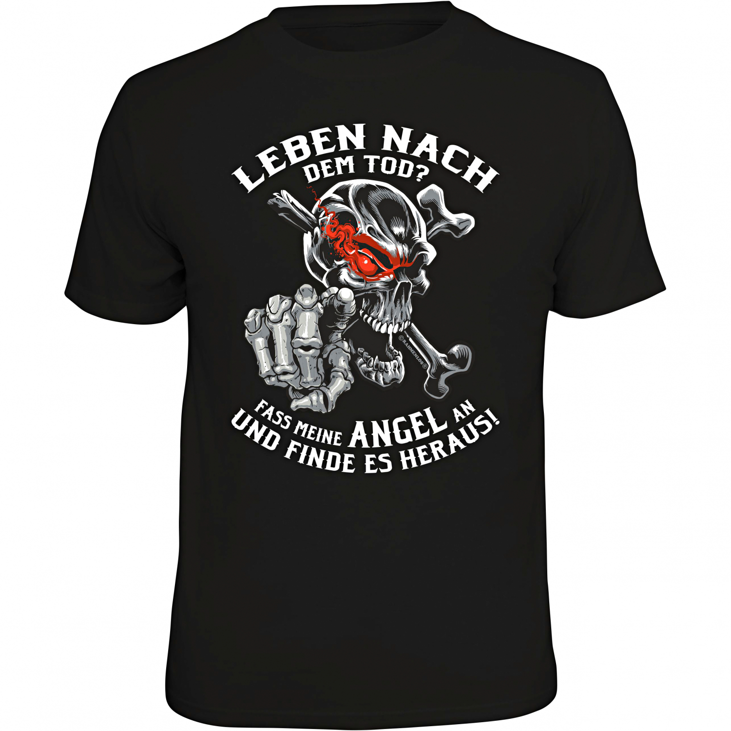 Rahmenlos "Leben nach dem Tod?" T-Shirt Men (Black) 