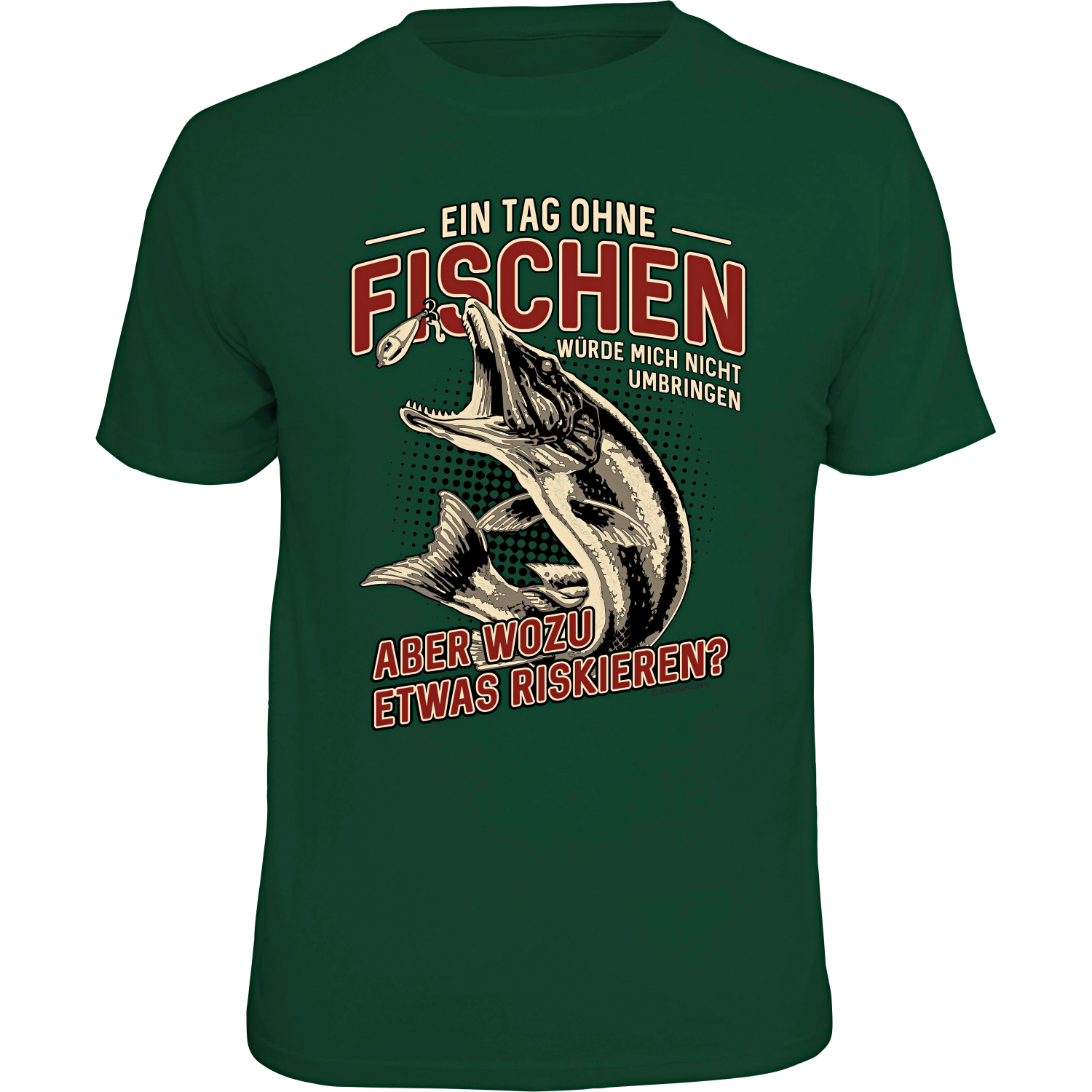 Rahmenlos Men's T-Shirt A day without fishing (German version only)