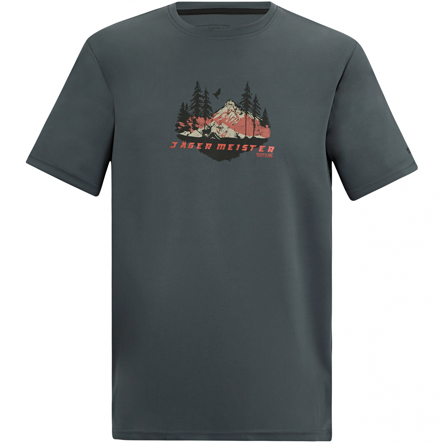 Regatta Fingal Slogan T-Shirt Men (Dark Storm) 
