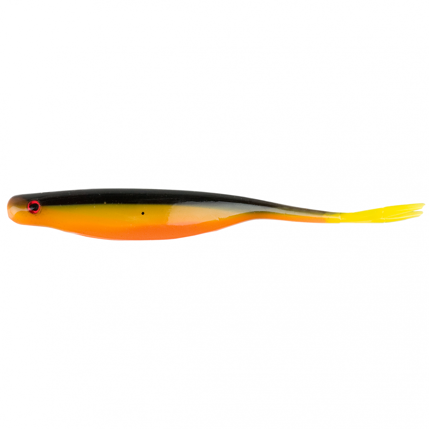 Sänger Sänger Premium Split Tail Shad - black/yellow/orange 