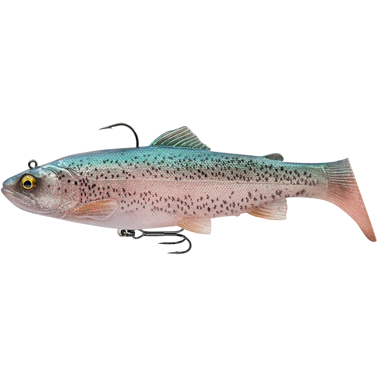 Savage Gear 3D Trout Rattle Shad (Clear Rainbow Trout) 