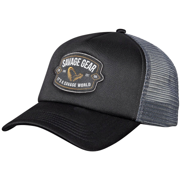 Savage Gear Badge Trucker Cap Black 