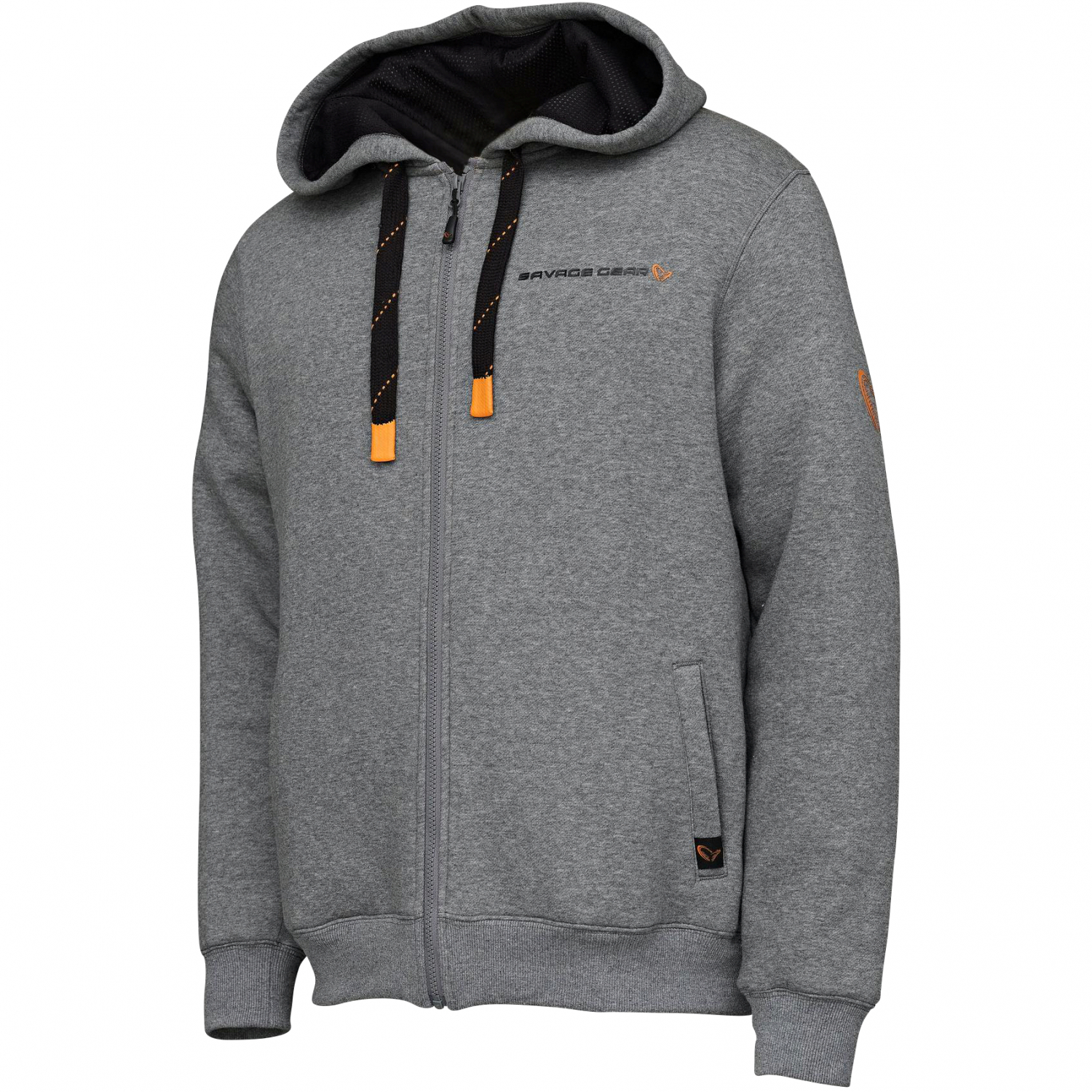 Savage Gear Classic Zip Hoodie Men (Grey Melange) 