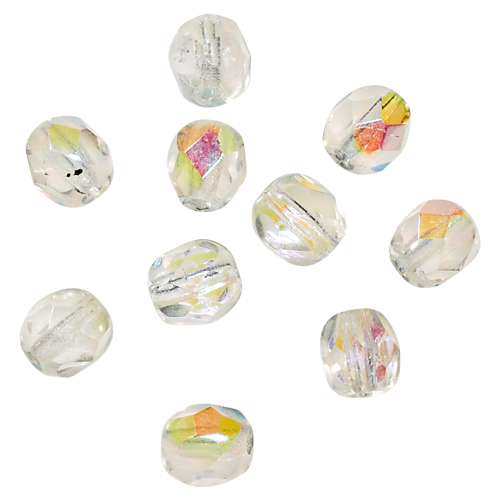 Seapoint Glass Beads (clear/cut) at low prices