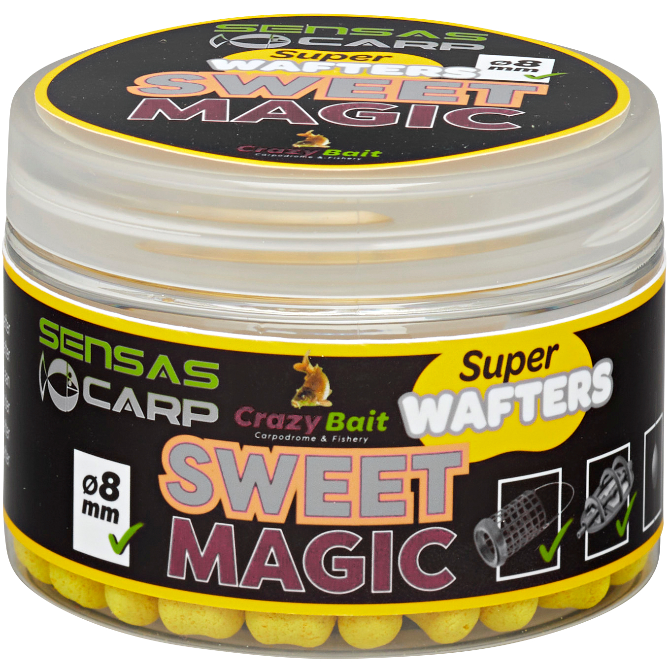 Sensas Hook Bait Super Wafters (Sweet Magic) 