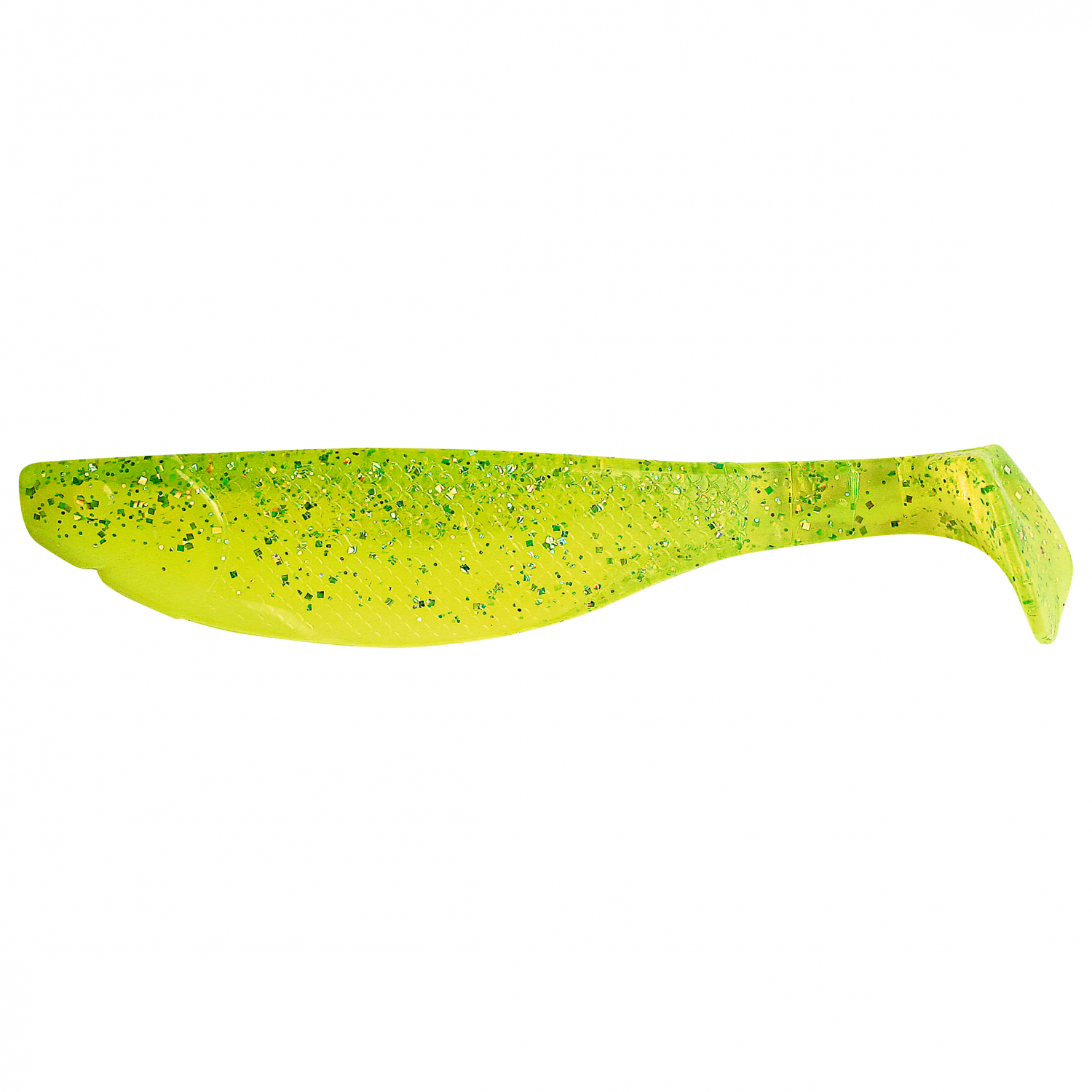 ShadXperts Shad Kopyto River (fluo yellow/fluo green/glitter) 