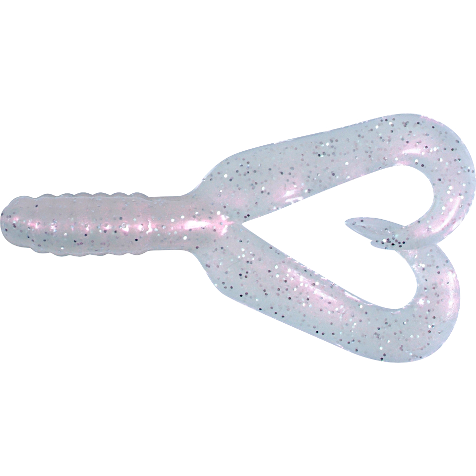 ShadXperts Twister 3" Doubletail (pearl/glitter) 