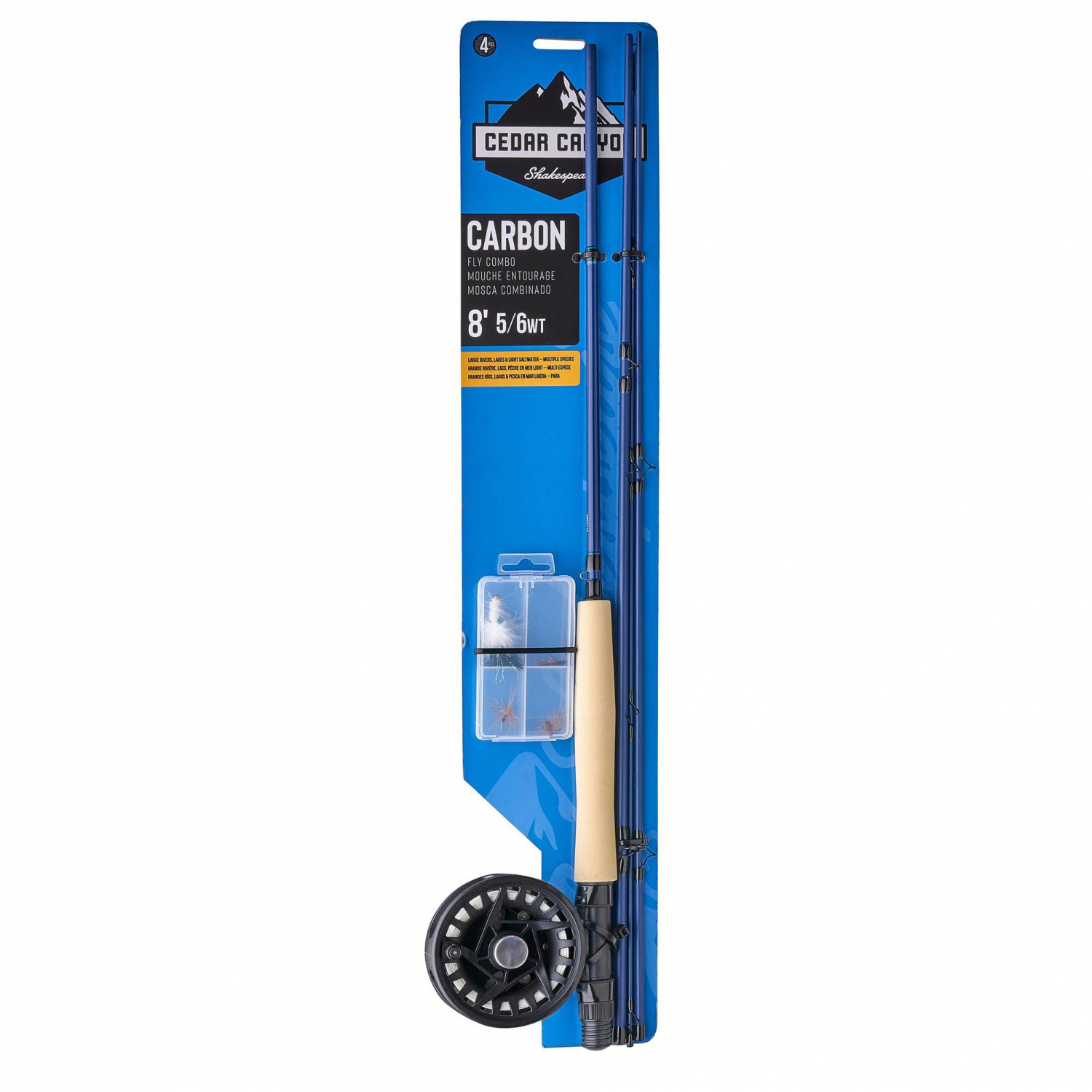 Shakespeare Cedar Canyon Carbon Fly Kit Combo 