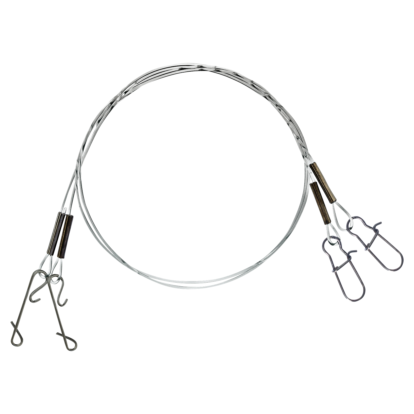 Shirasu Fluorocarbon Rig with Snap and No Knot 