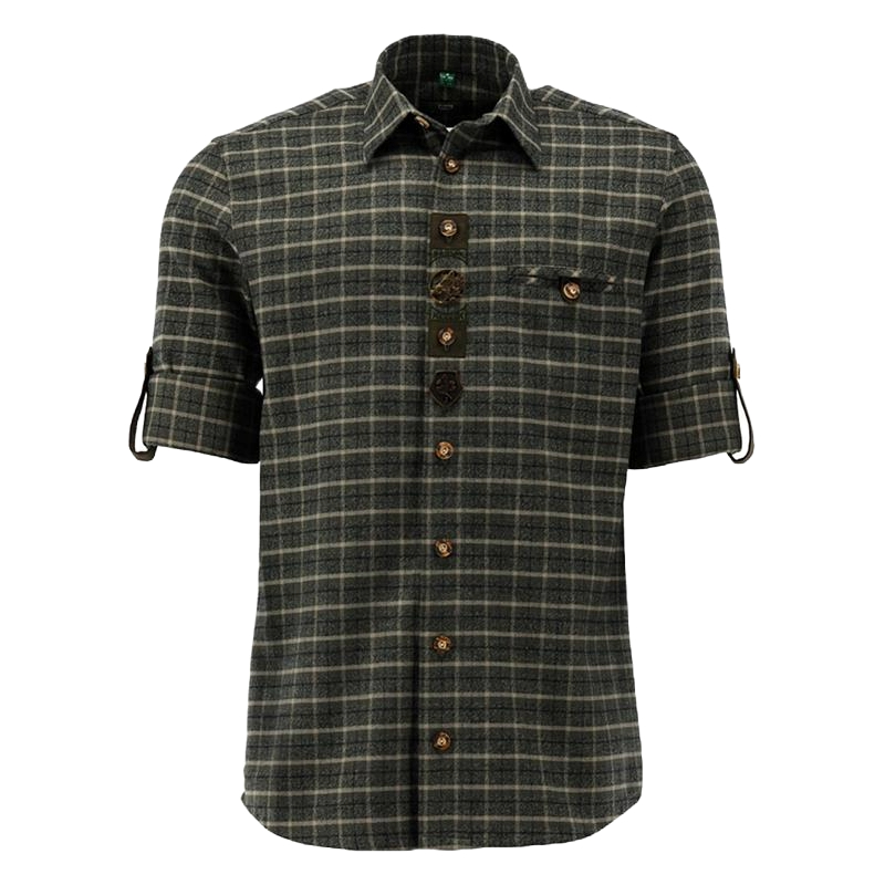 Shirt 1/1 Sleeve Regular Fit Men (Traditional Green) 