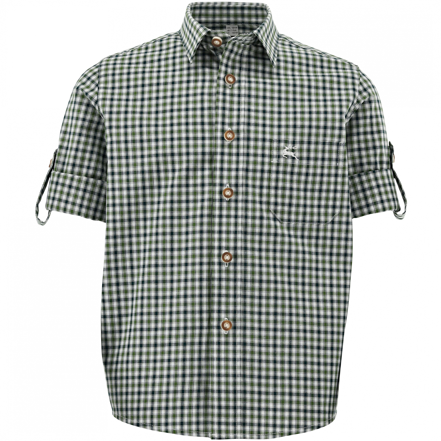 Skimli Shirt 1/1 Sleeve Children (Dark Green) 