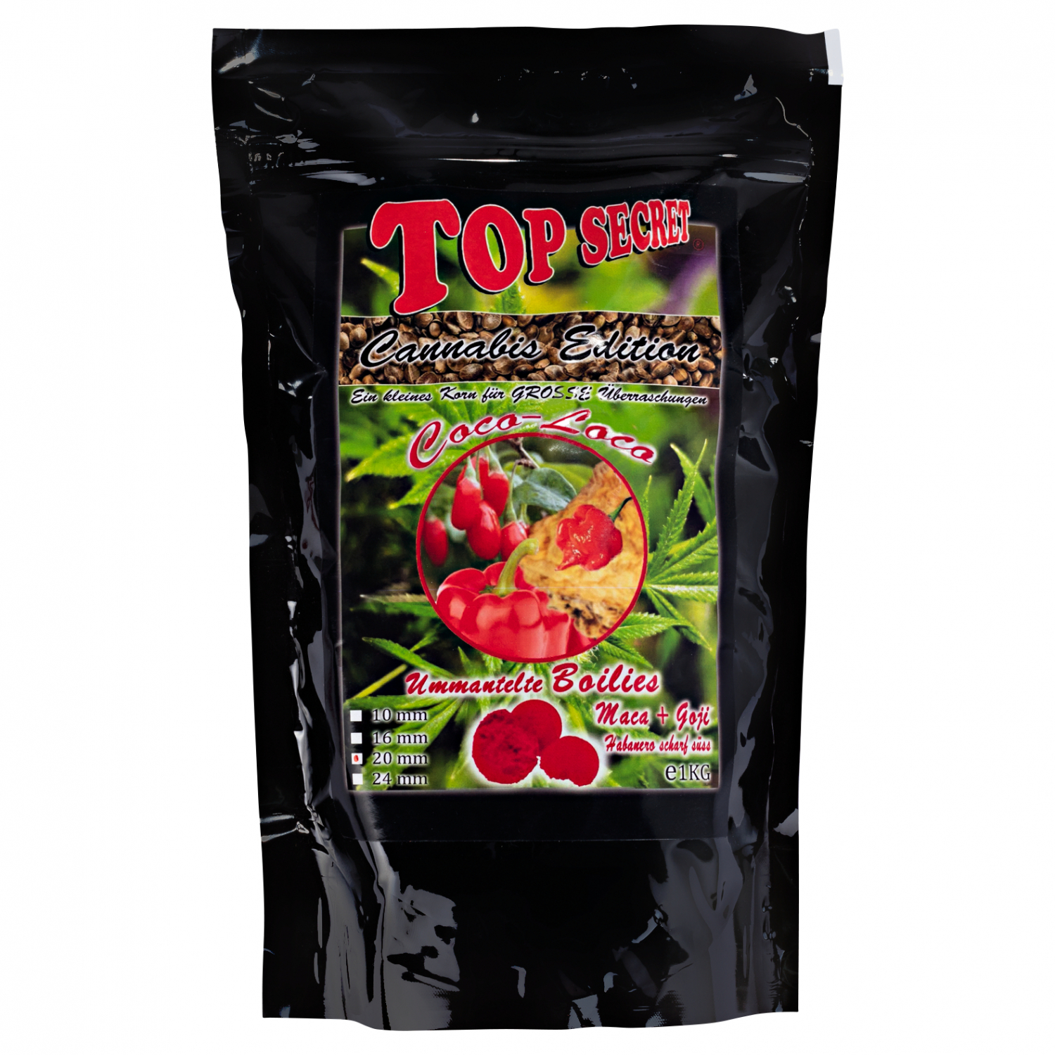 Top Secret Boilies Cannabis Coco-Loco (Pineapple Passion Fruit, yellow) 