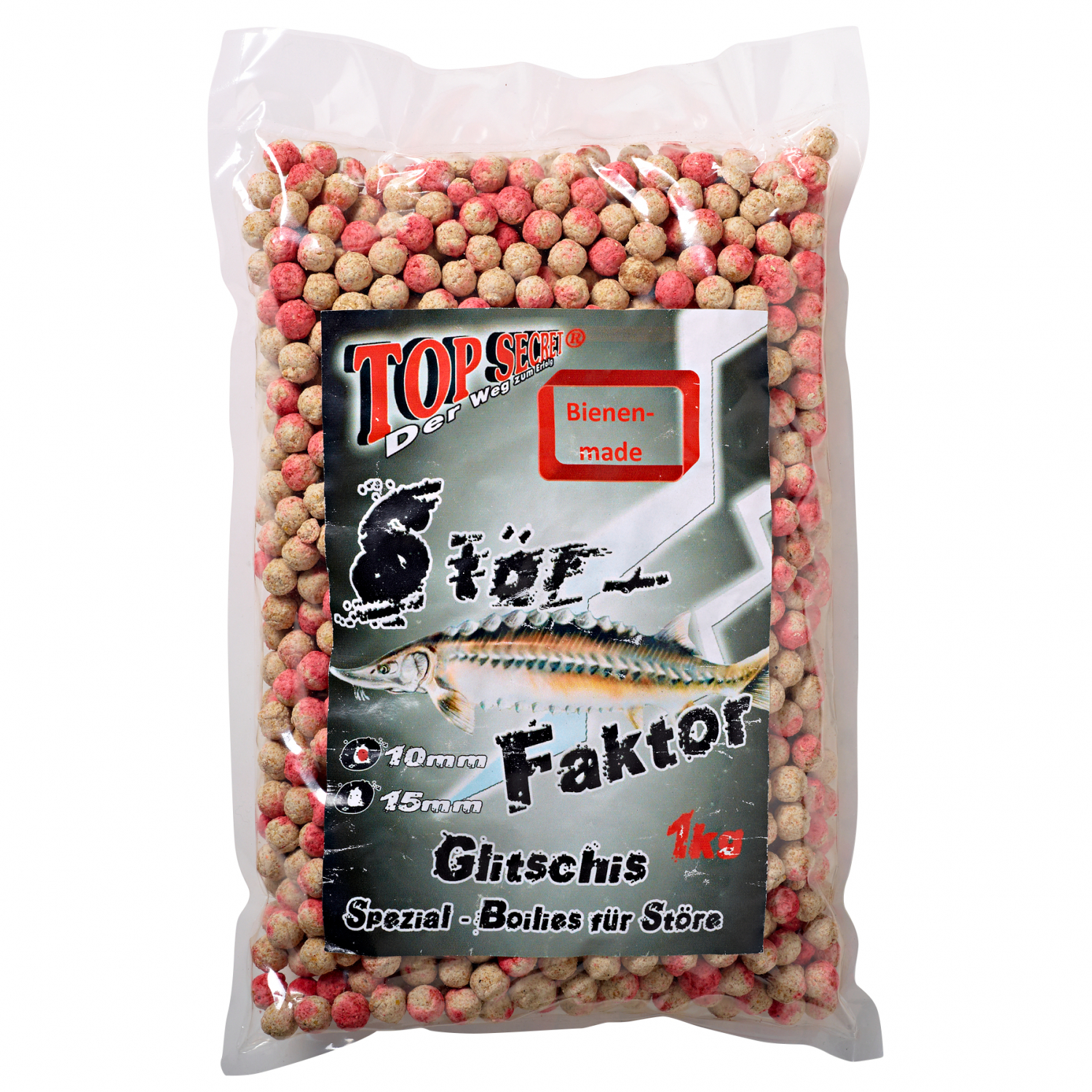 Top Secret Top Secret Stör Faktor Boilies - Mackerel & Beef Flavour 