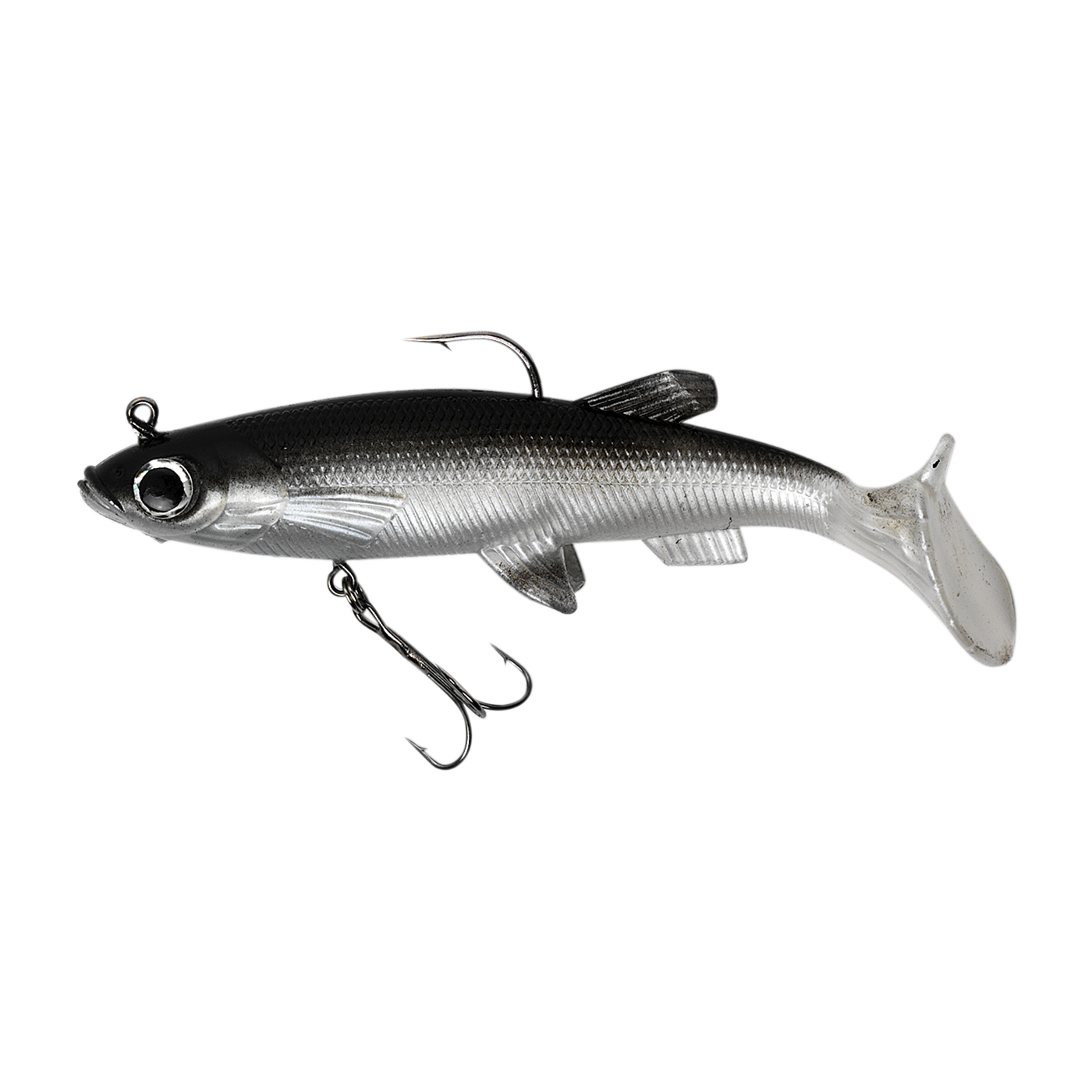 Trendex Rigged Shad Minnow (black/silver) 