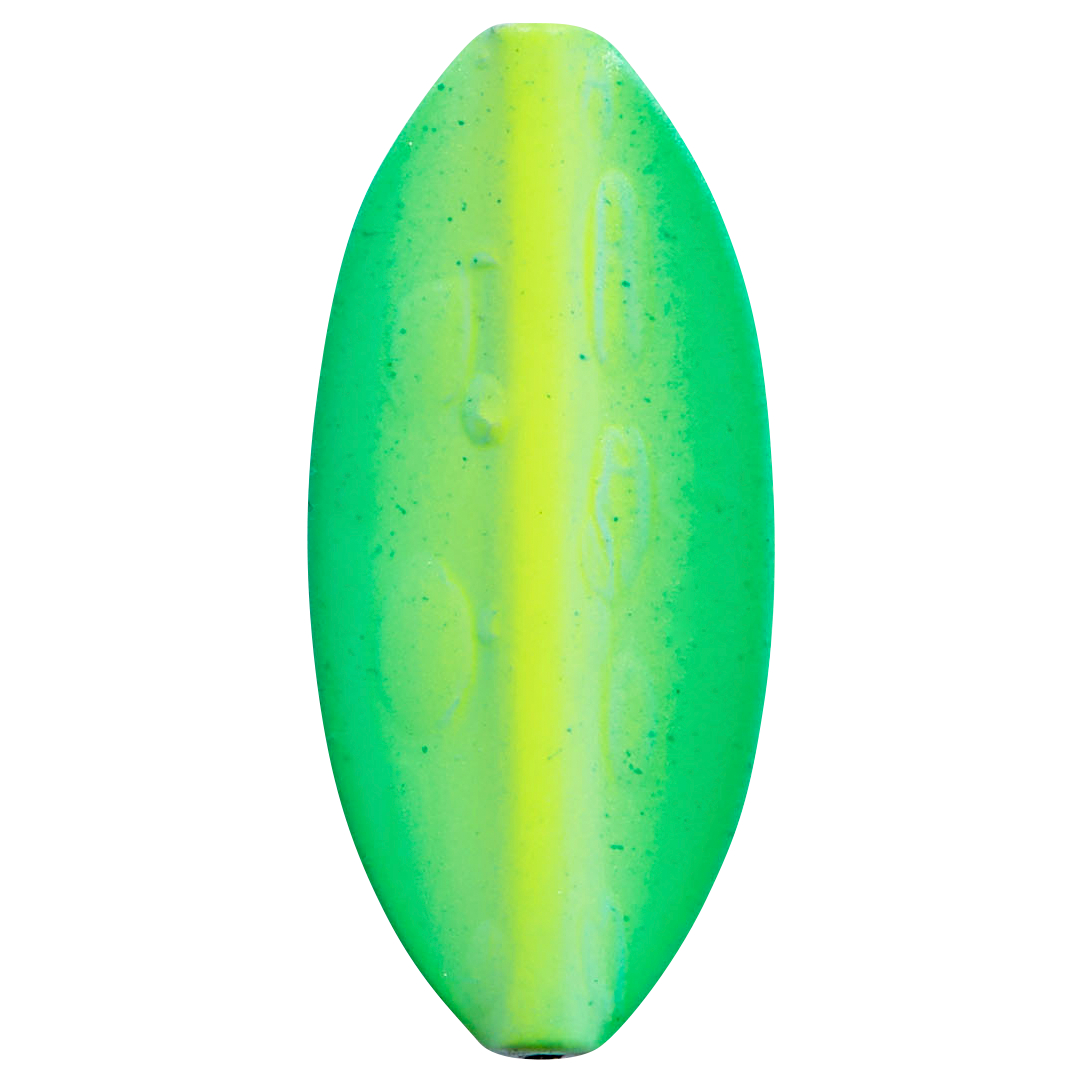 Trout Attack Flasher Metallica Inliner Spoon (silver/yellow/green) 