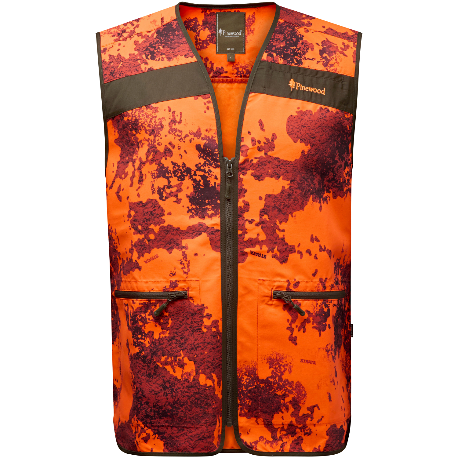 Unisex Hunters Camou Vest (Strata Blaze) 