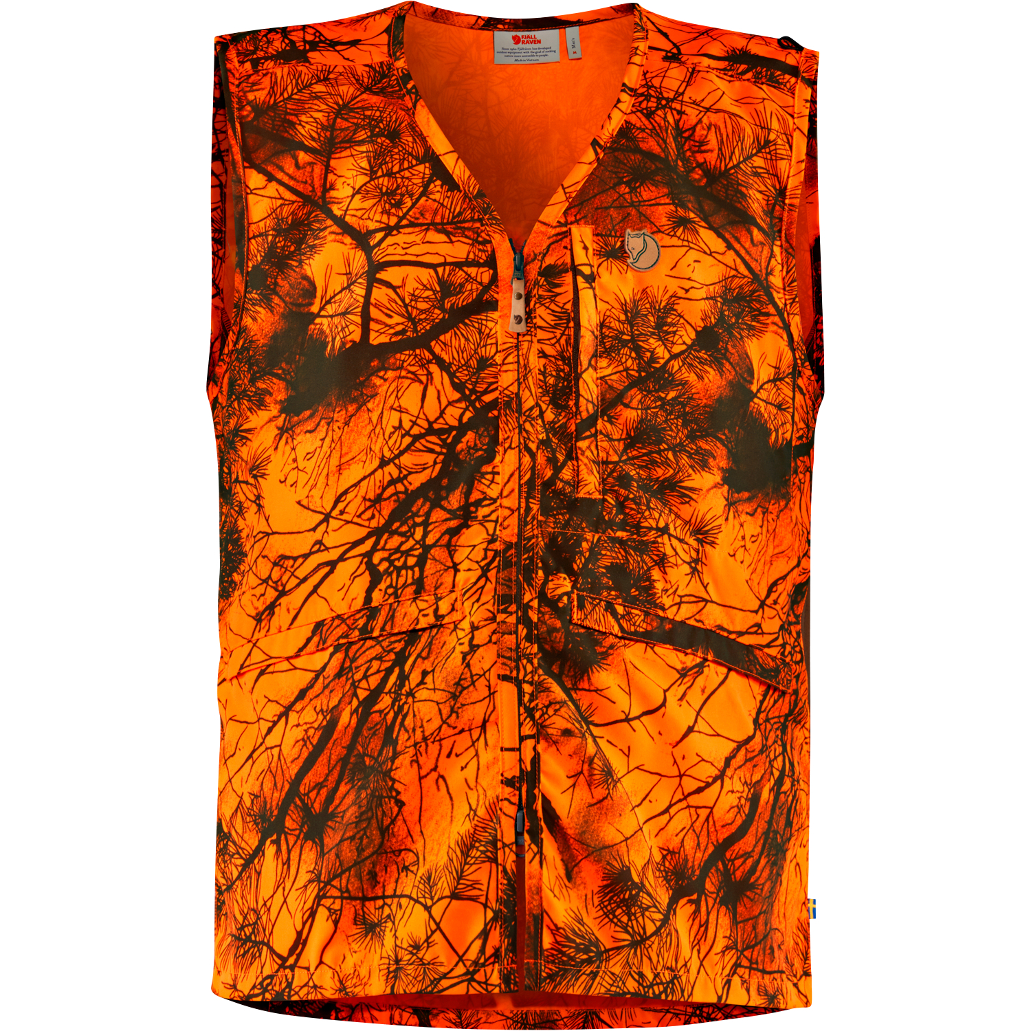 Unisex Värmland Vest (Orange Camo) 