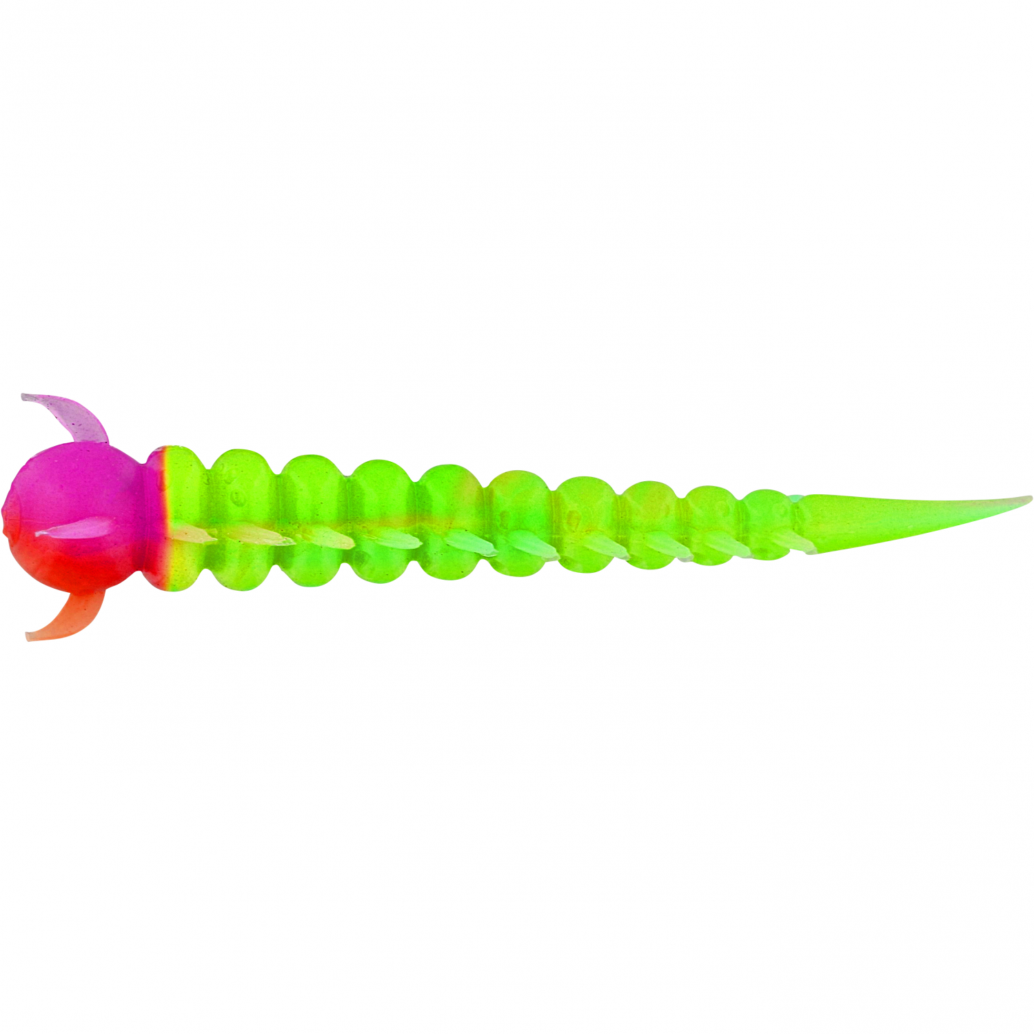 Westin Greedy Worm (Chartreuse/Pink) 