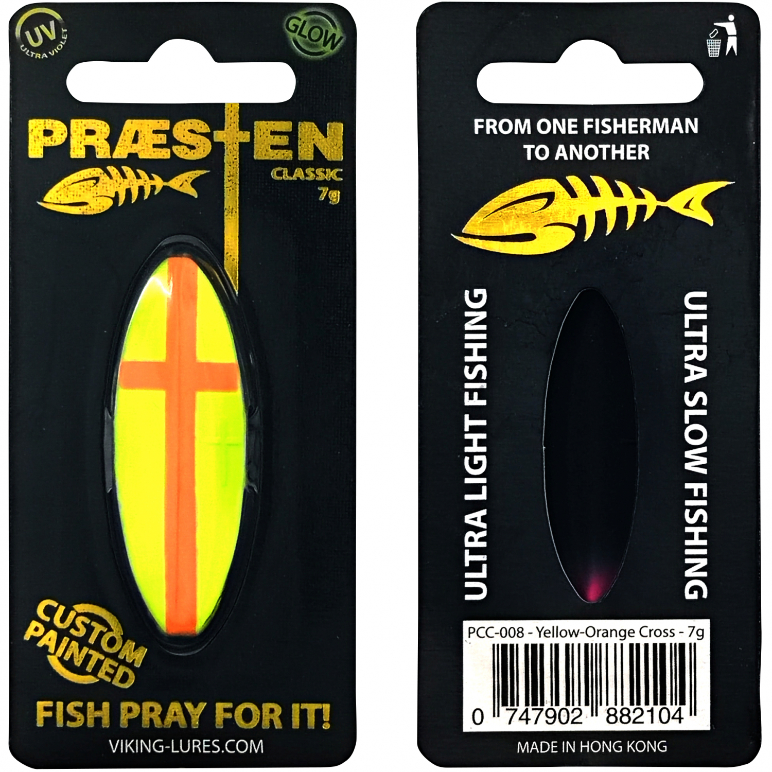 Westin Inline Bait Præsten Mini (Orange Cross) 
