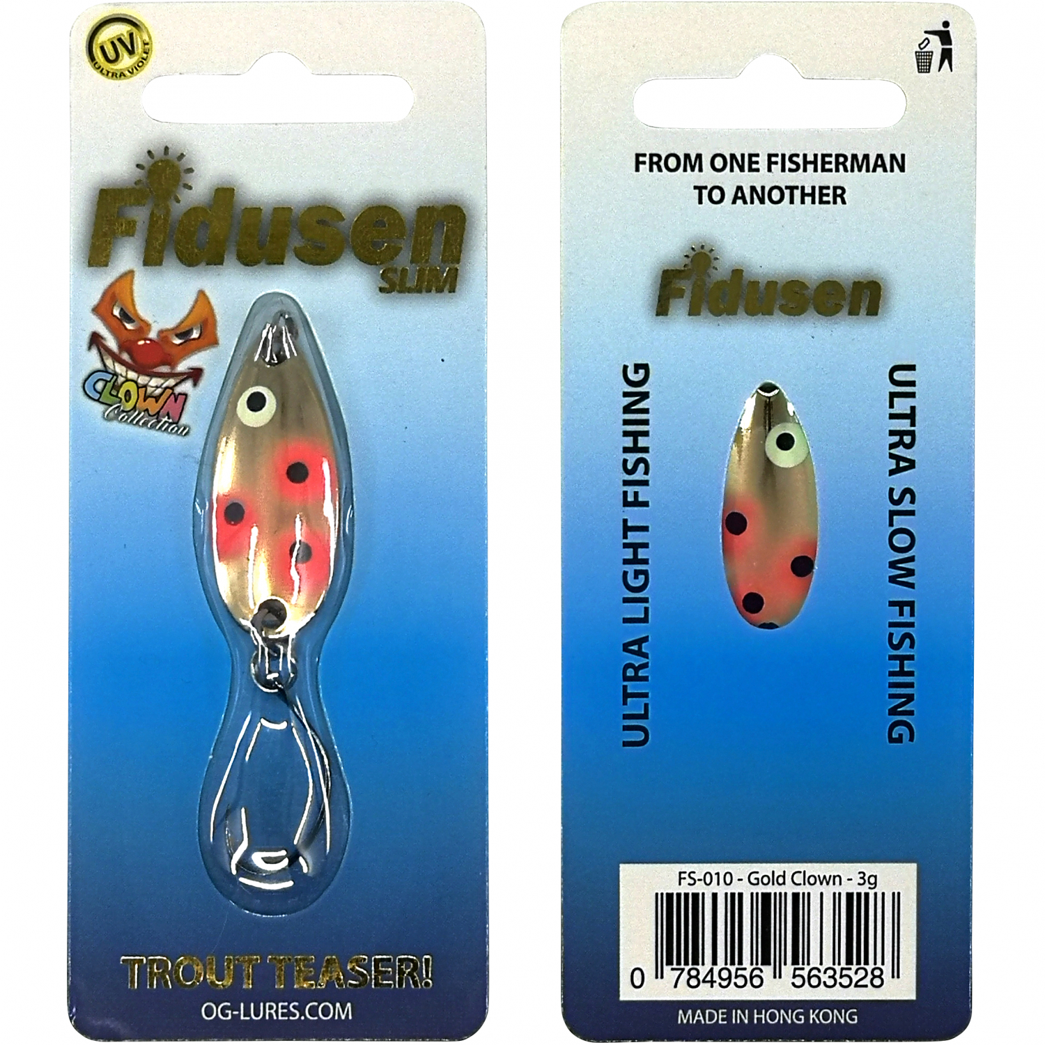 Westin Micro Bait Fidusen Slim (Gold Clown) 