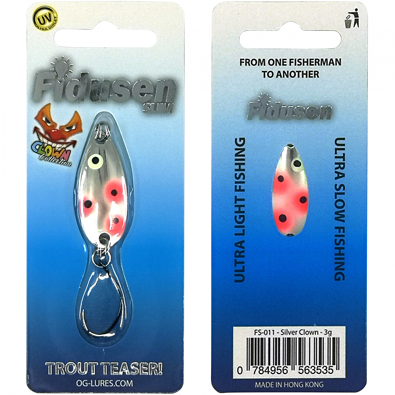Westin Micro Bait Fidusen Slim (Silver Clown) 