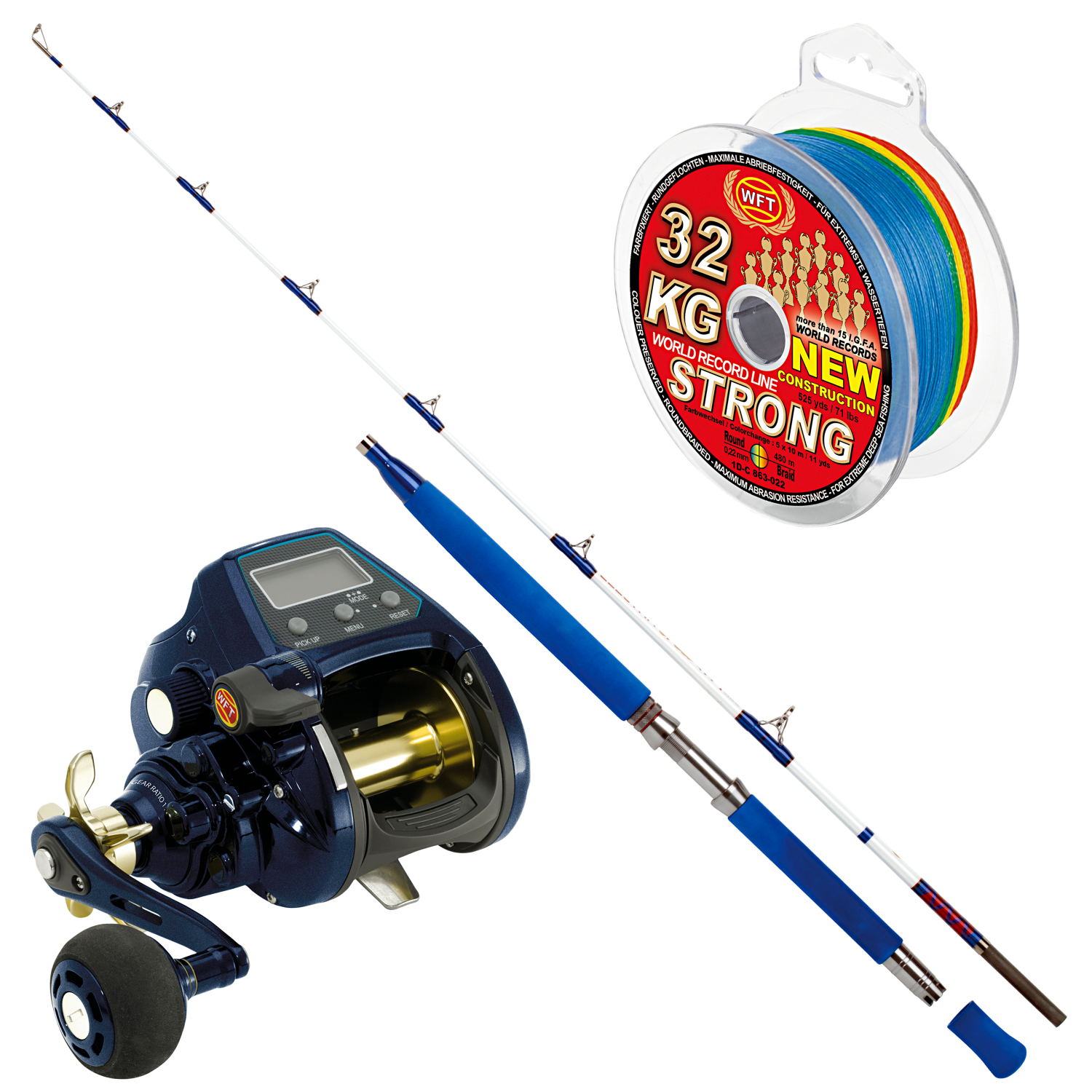 WFT Complete set (rod, reel, lines) at low prices