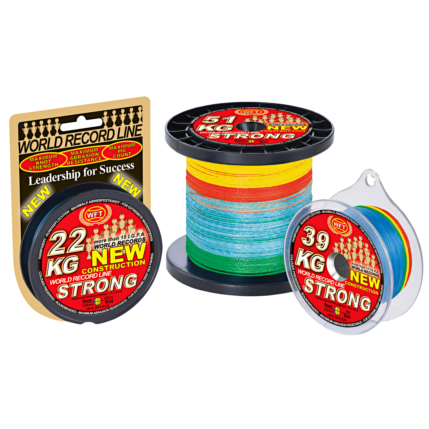 WFT Fishing Line KG Strong (multi-colour) at low prices